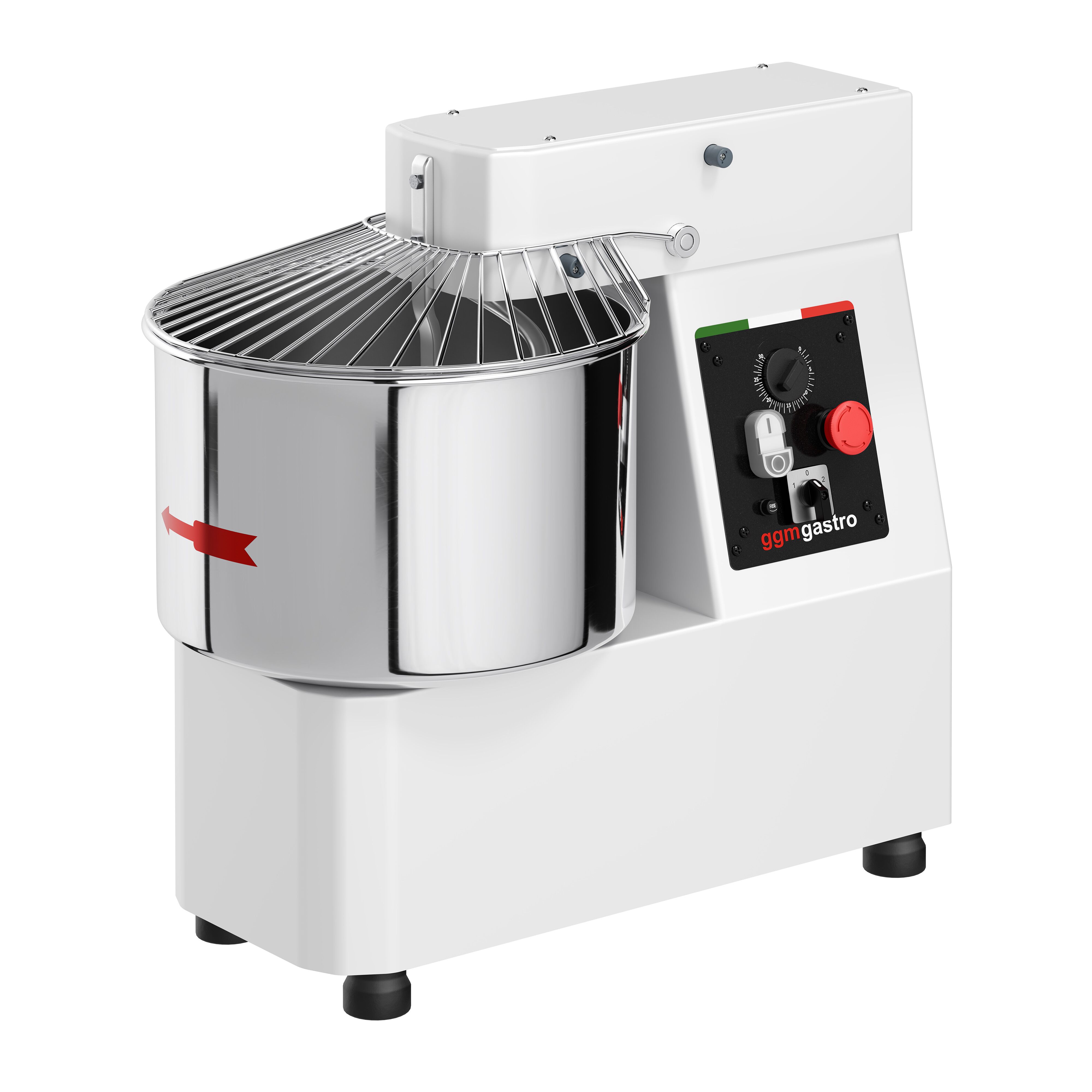 Pétrin à Pâte / Pétrin à spirale - 33 Litres / 25 kg - 2 Vitesses - avec Cuve Fixe - Fonction Minuterie