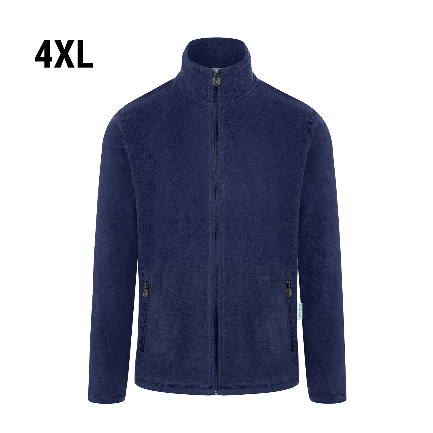 KARLOWSKY | Men's Work Fleece Jacket – Navy - 4XL - Recycled Polyester - 60°C Washable