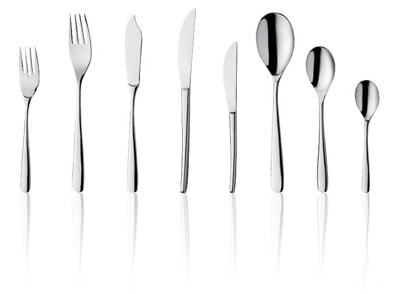 (12 pcs) Couteau à poisson 21 cm Aleria - Acier inoxydable - 210mm - Brillant - 12 pièces