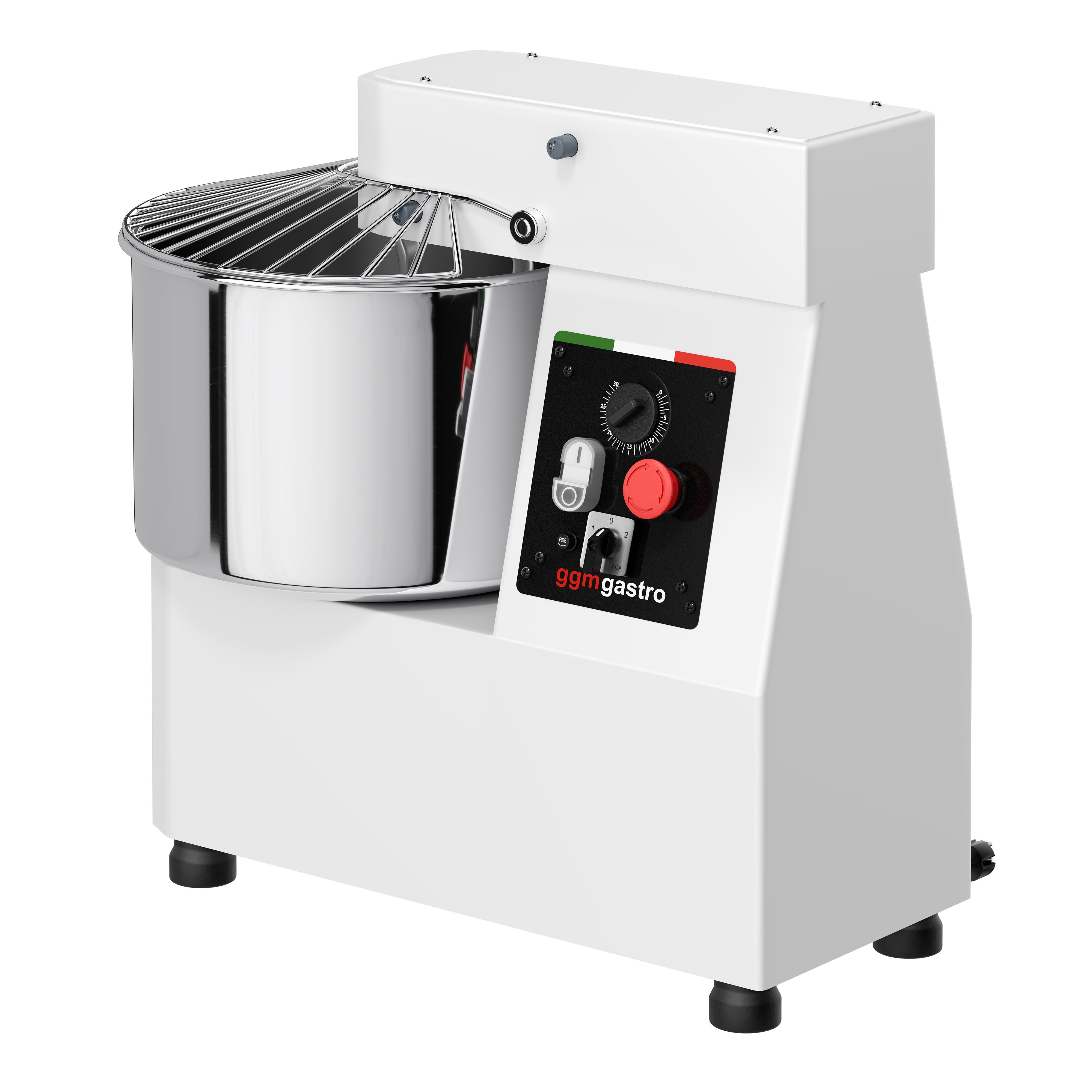 Pétrin à Pâte / Pétrin à spirale - 33 Litres / 25 kg - 2 Vitesses - avec Cuve Fixe - Fonction Minuterie