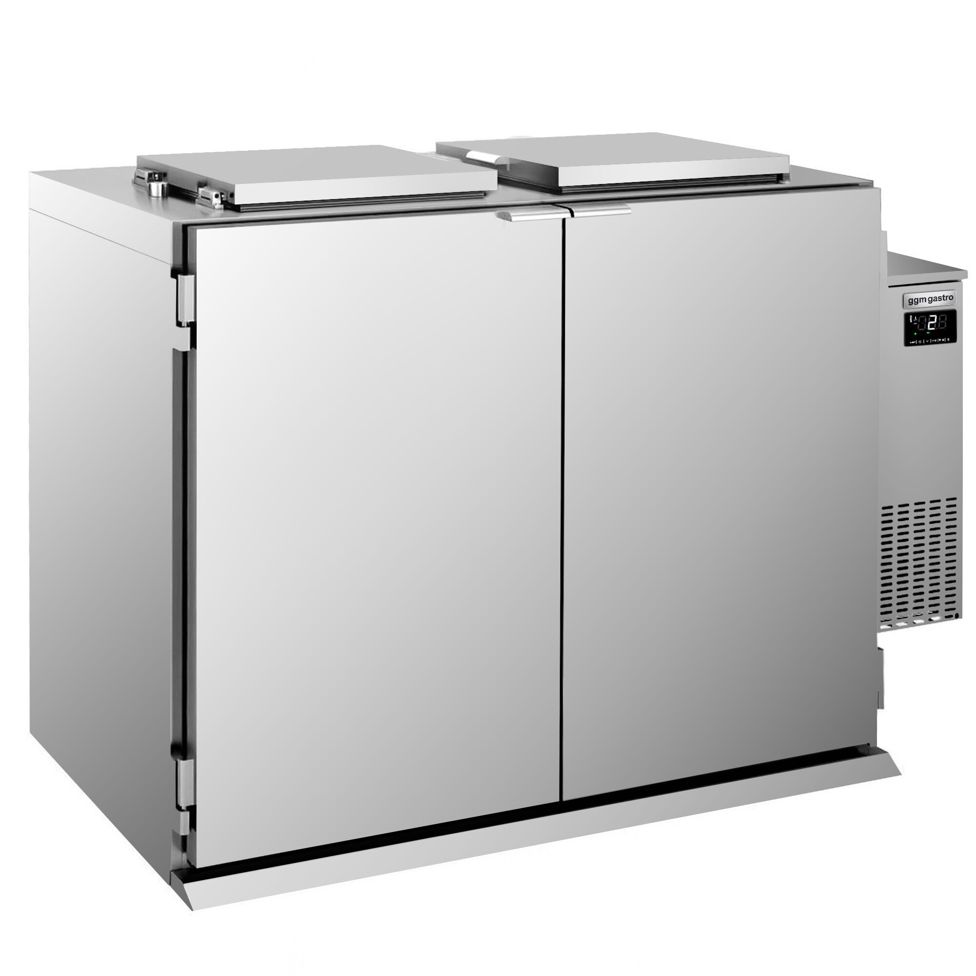 Refroidisseur de déchets humides – 2 × 120 litres – Groupe à droite