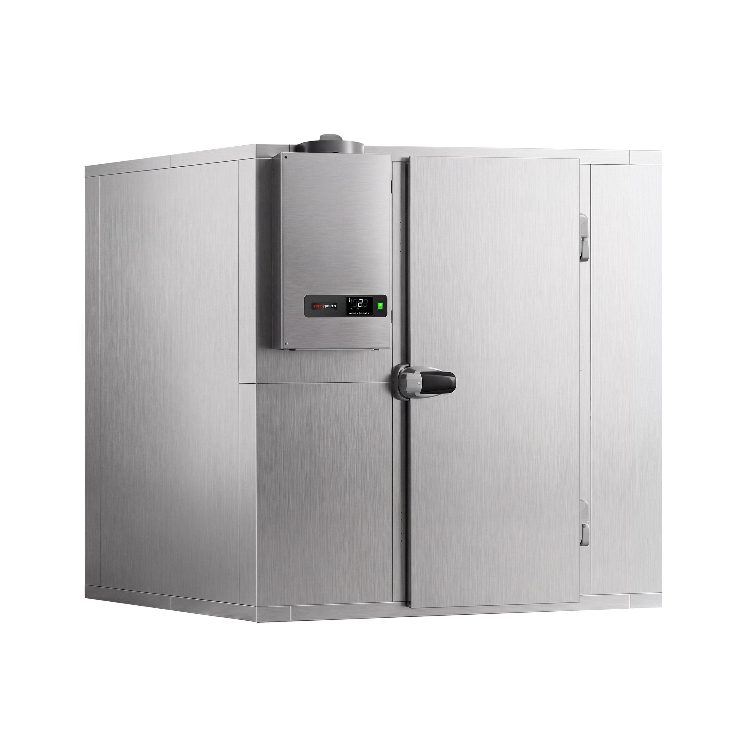RVS koelcel - 1800x1200mm - 3,15m³ - incl. koelmotor