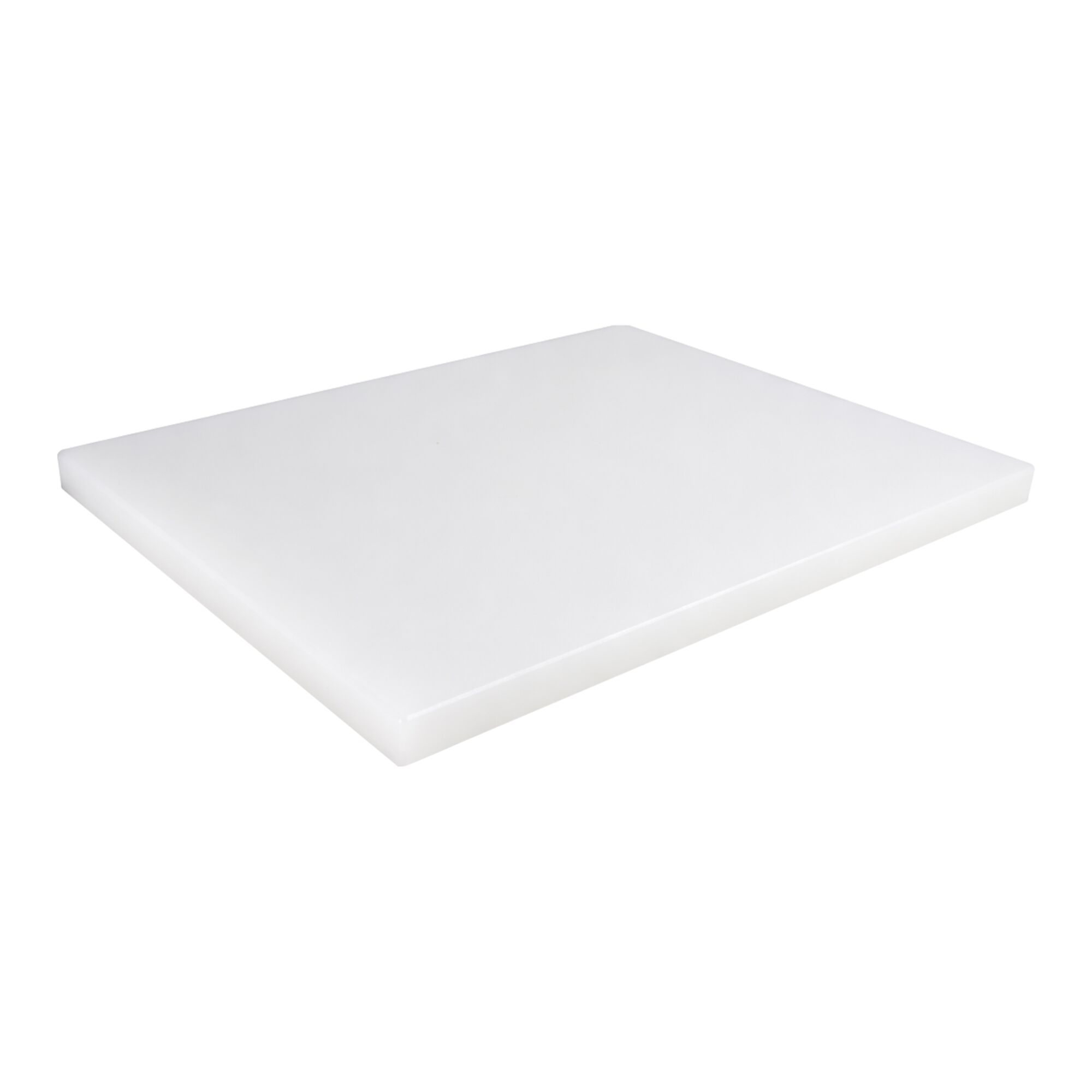 Planche à découper - 325x530mm - Épaisseur: 20mm - Conforme HACCP - Polyéthylène - Blanc