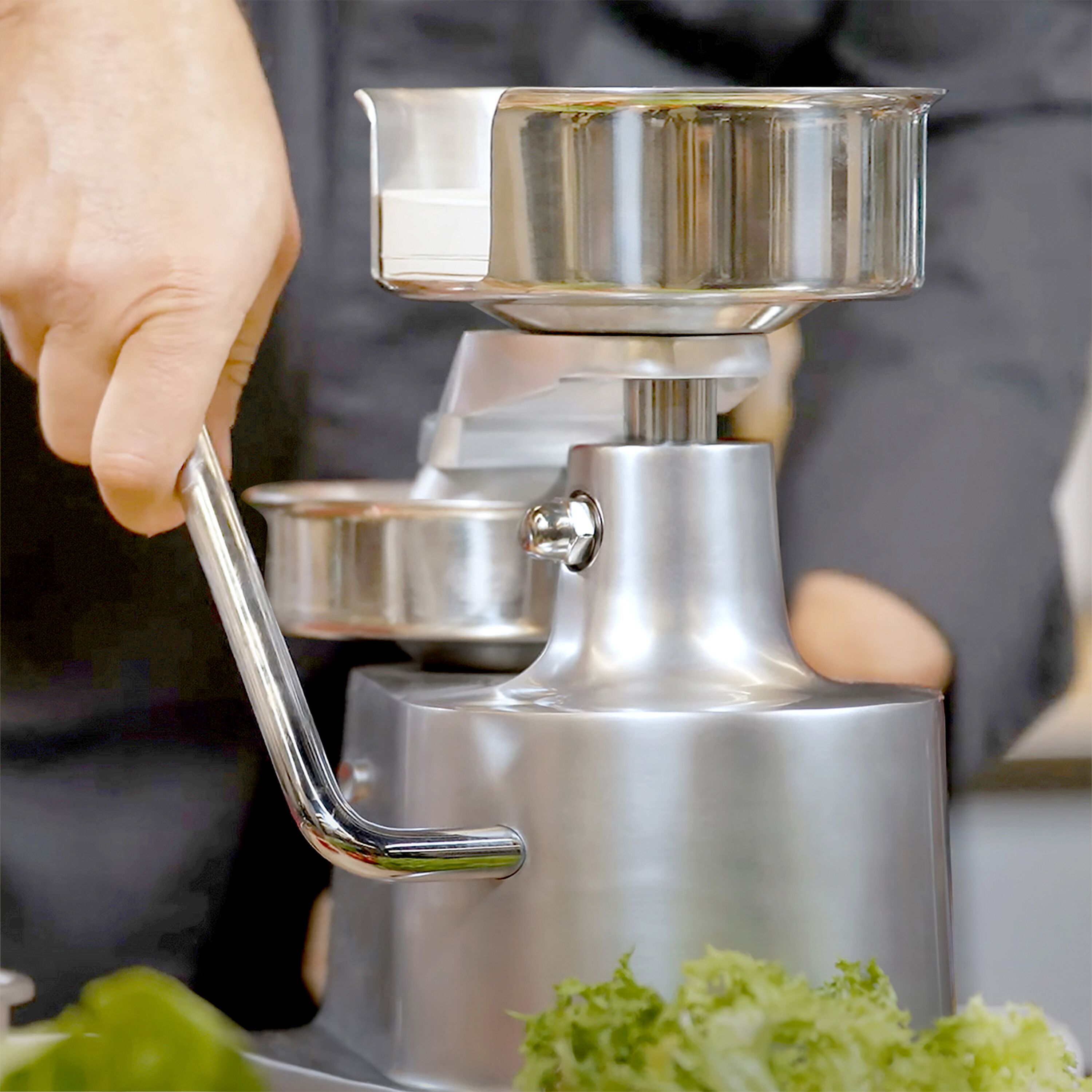 Machine à hamburgers manuelle - Ø 150 mm