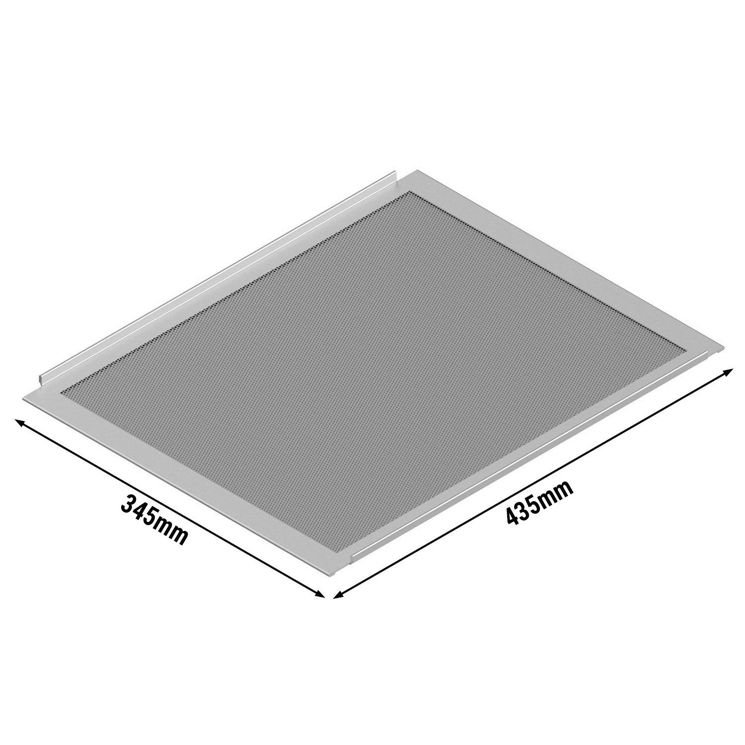 Plech na pečení - Hliník - 436x346 mm - perforovaný - vhodné pro horkovzdušné trouby EHTE565N & EHTE565DN