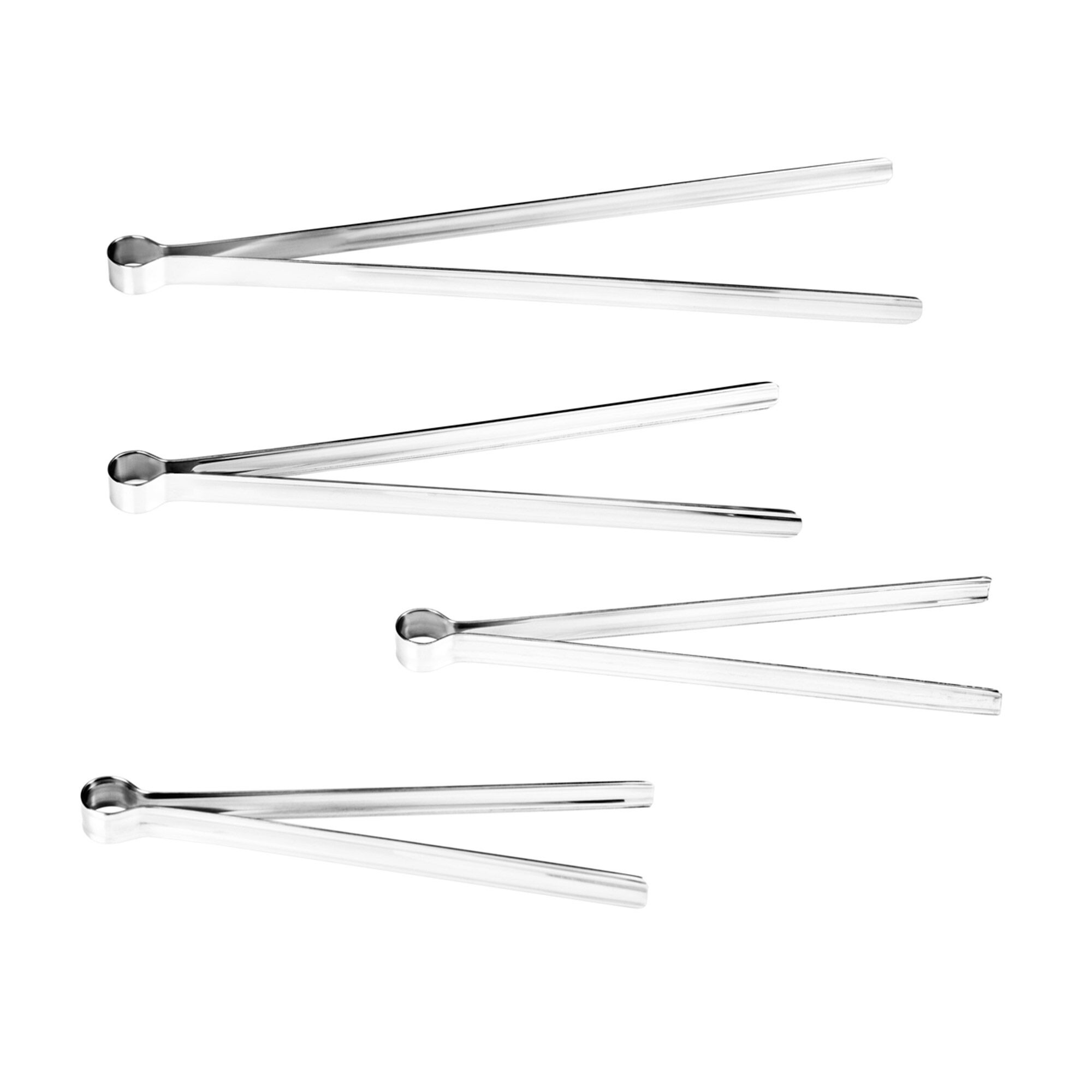 (4 pcs) Pince à barbecue - Longueur : 320mm - Acier inoxydable