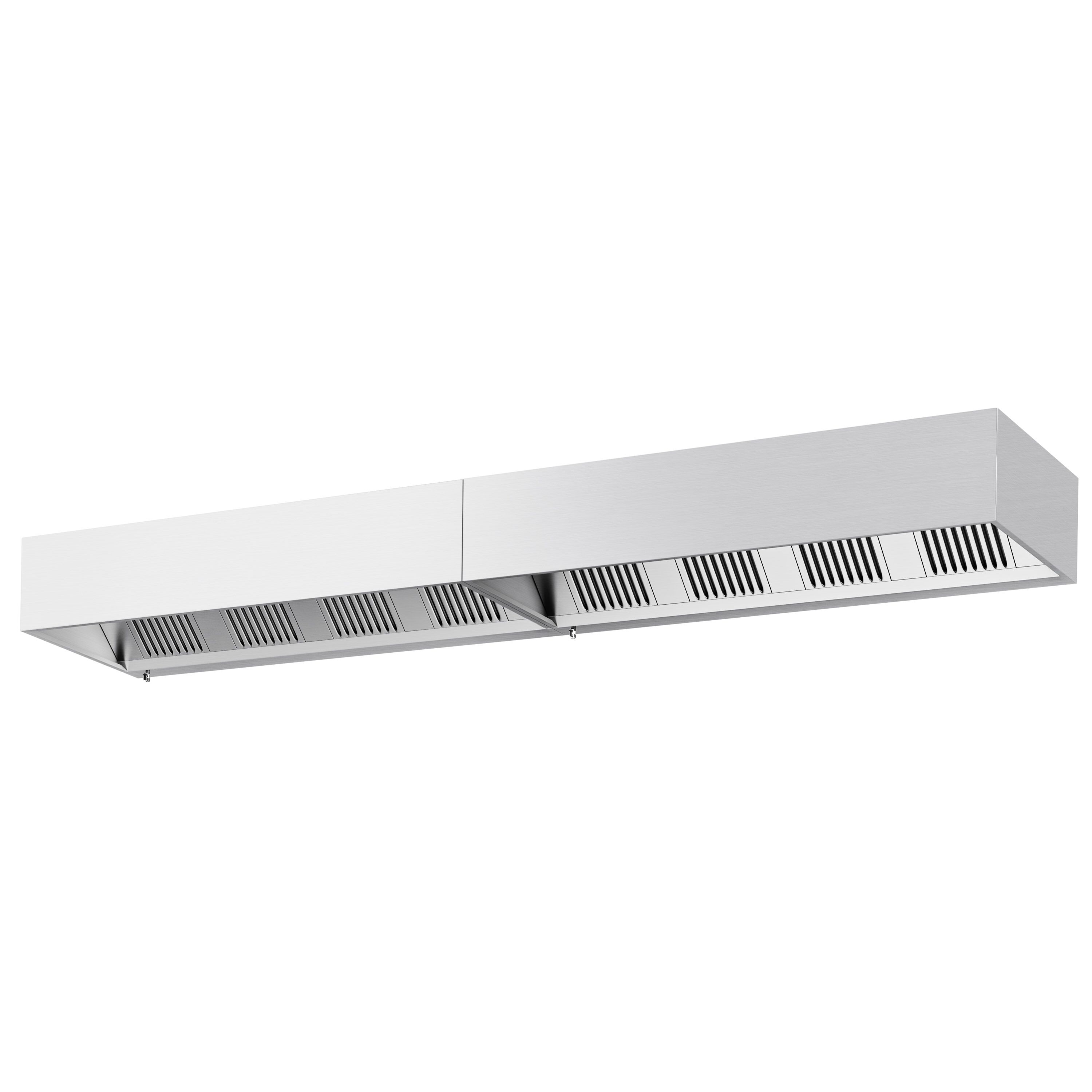 Kutu Tipi Davlumbaz - 4800mm - Alevsavar Filtreli - Aydınlatmalı