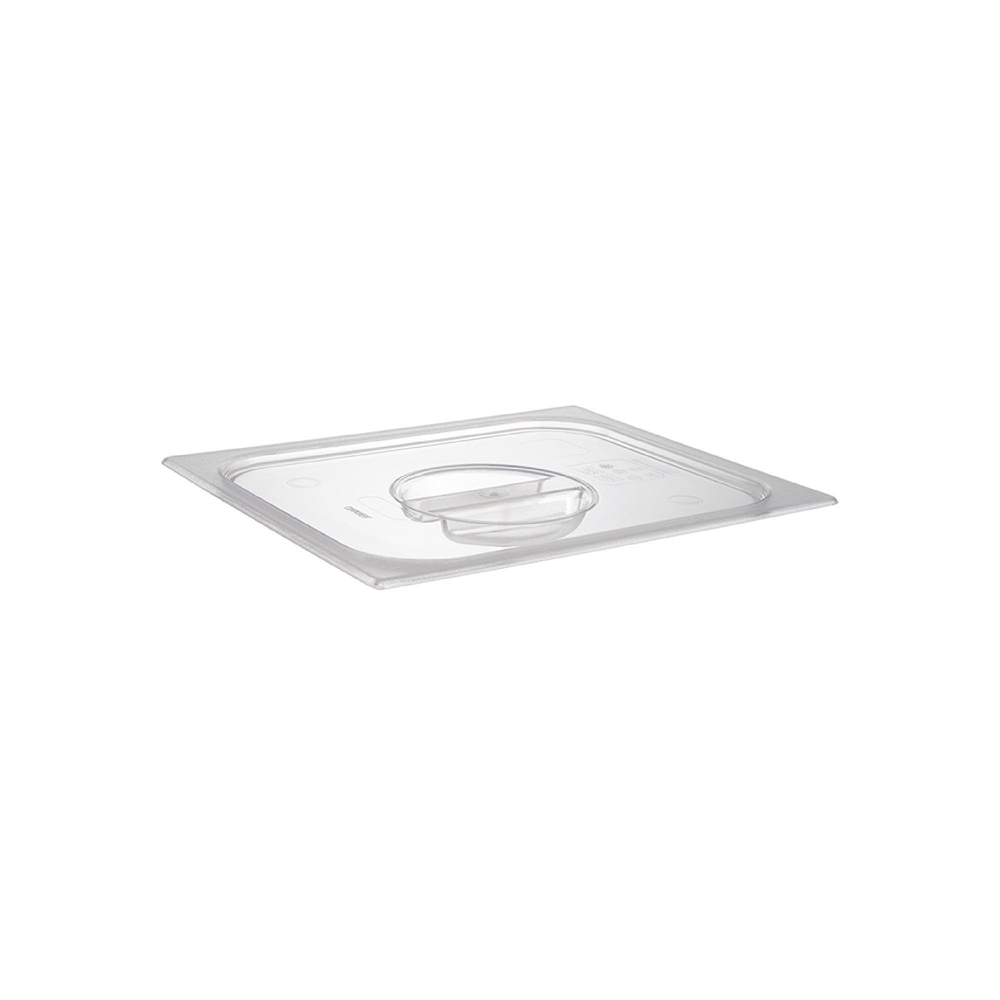(6 pcs) Couvercle en polycarbonate GN 1/2 - Transparent - 325x265x30mm - Hauteur: 30mm