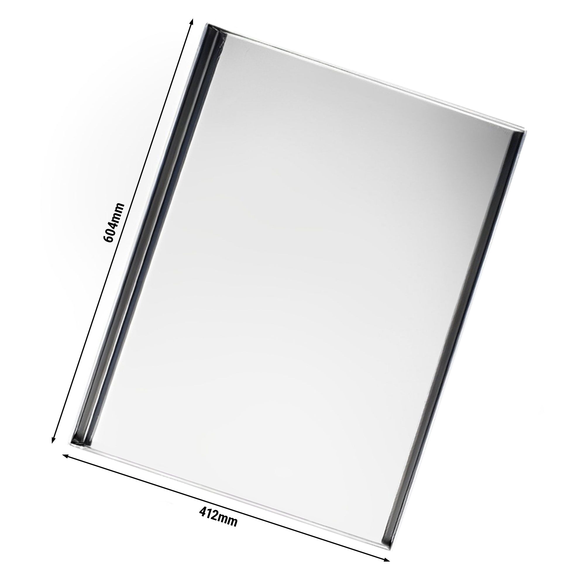 Plaque en inox - EN 600 x 400 - compatible avec la série EN6040