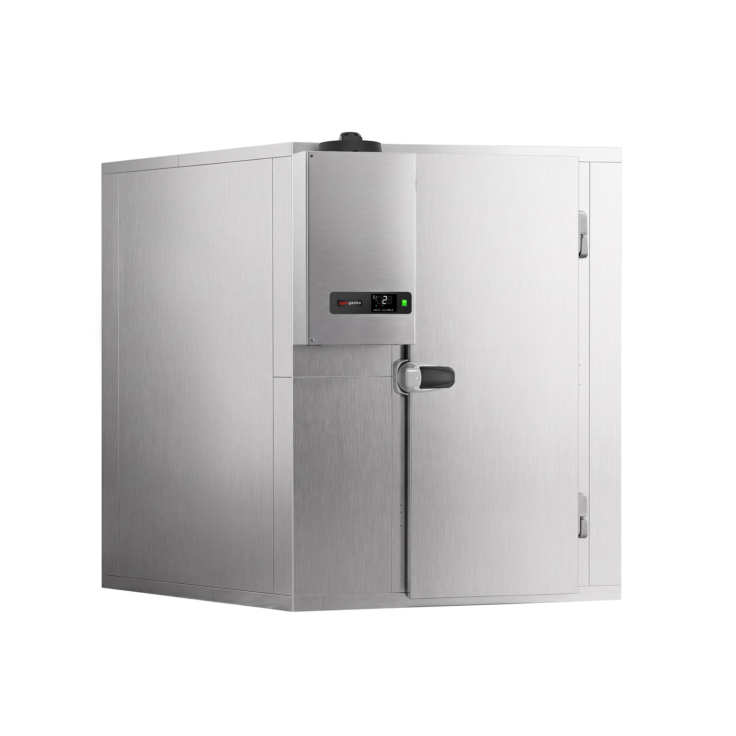 RVS koelcel - 1500x1500mm - 3,50m³ - incl. koelmotor