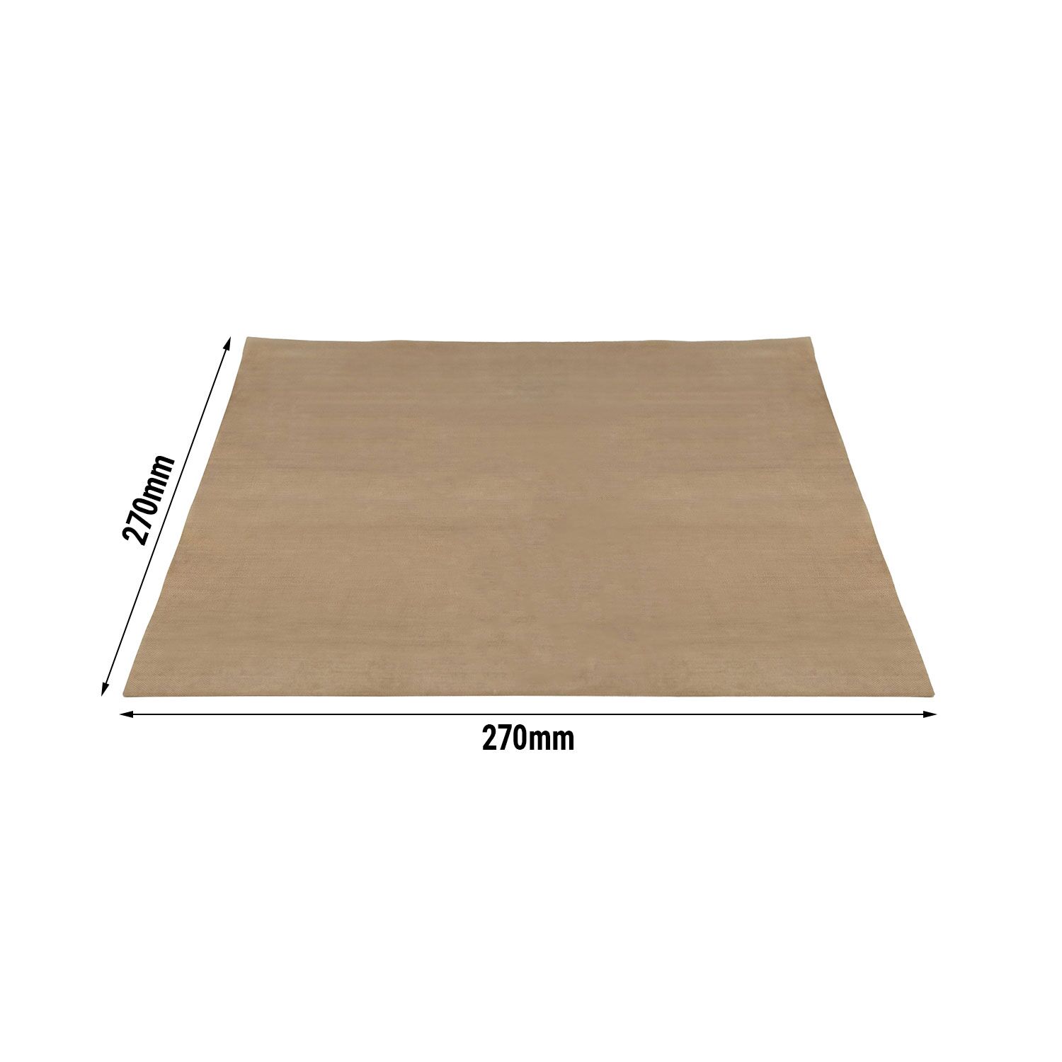 Manta de horneado antiadherente de teflón - 270x270mm - papel térmico - compatible con Horno rápido con pantalla tactil SOV
