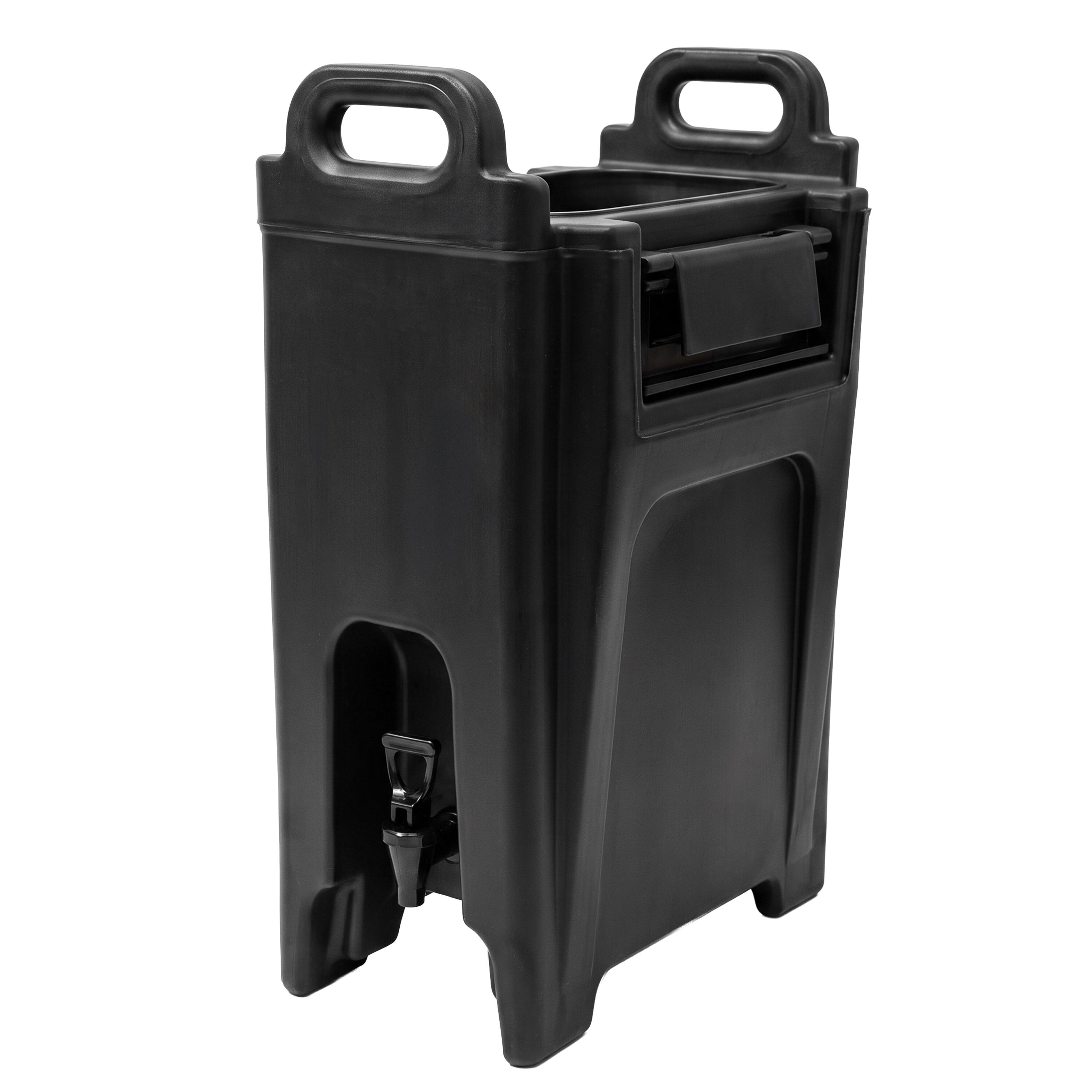 Termos transportowy do napojów z kranem - 20L - czarny