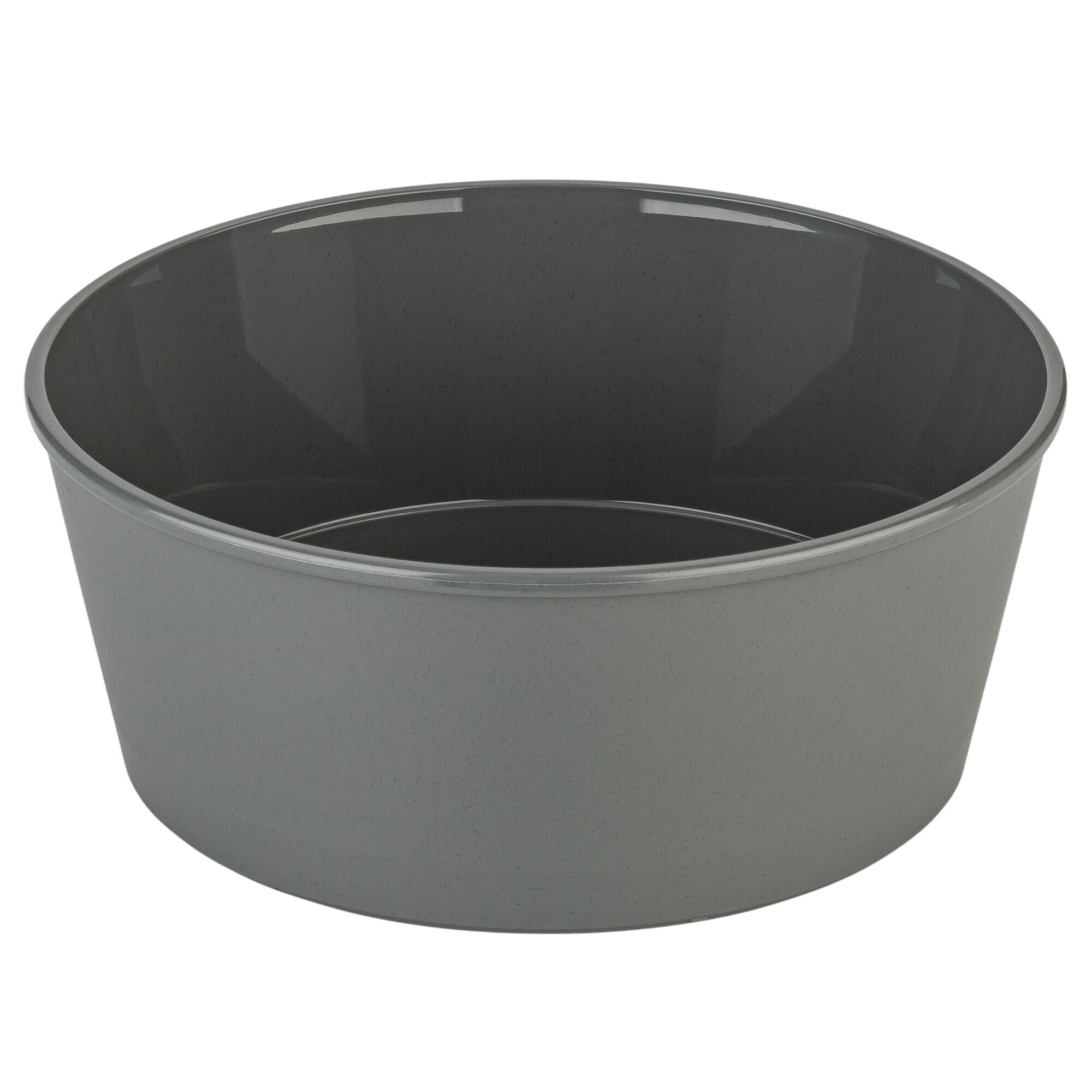 (12 pcs) Saladier - Plastique (100% recyclable) - 1,3L - Gris