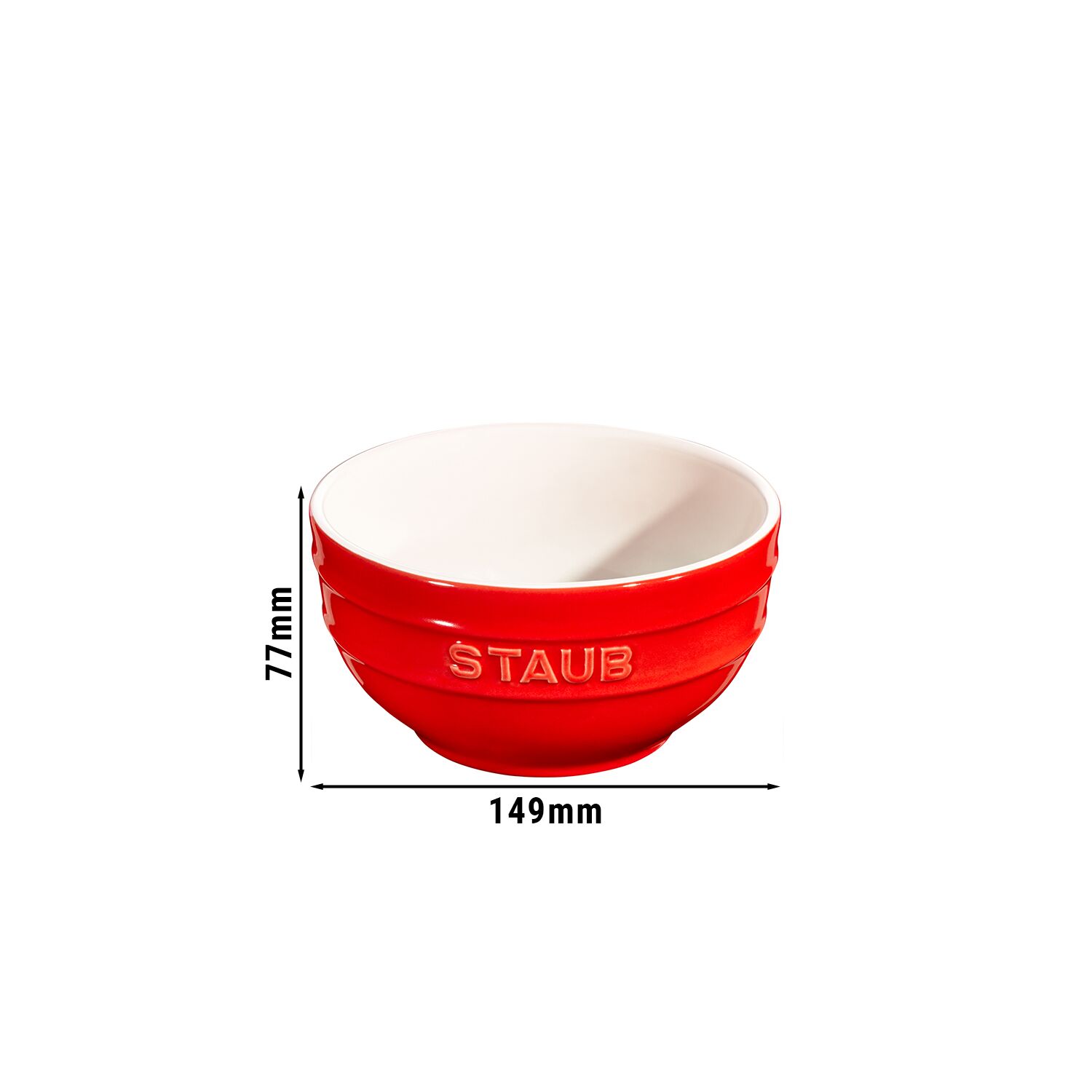 STAUB | CERAMIQUE - Bol - Ø 140mm - Céramique - Rouge cerise	