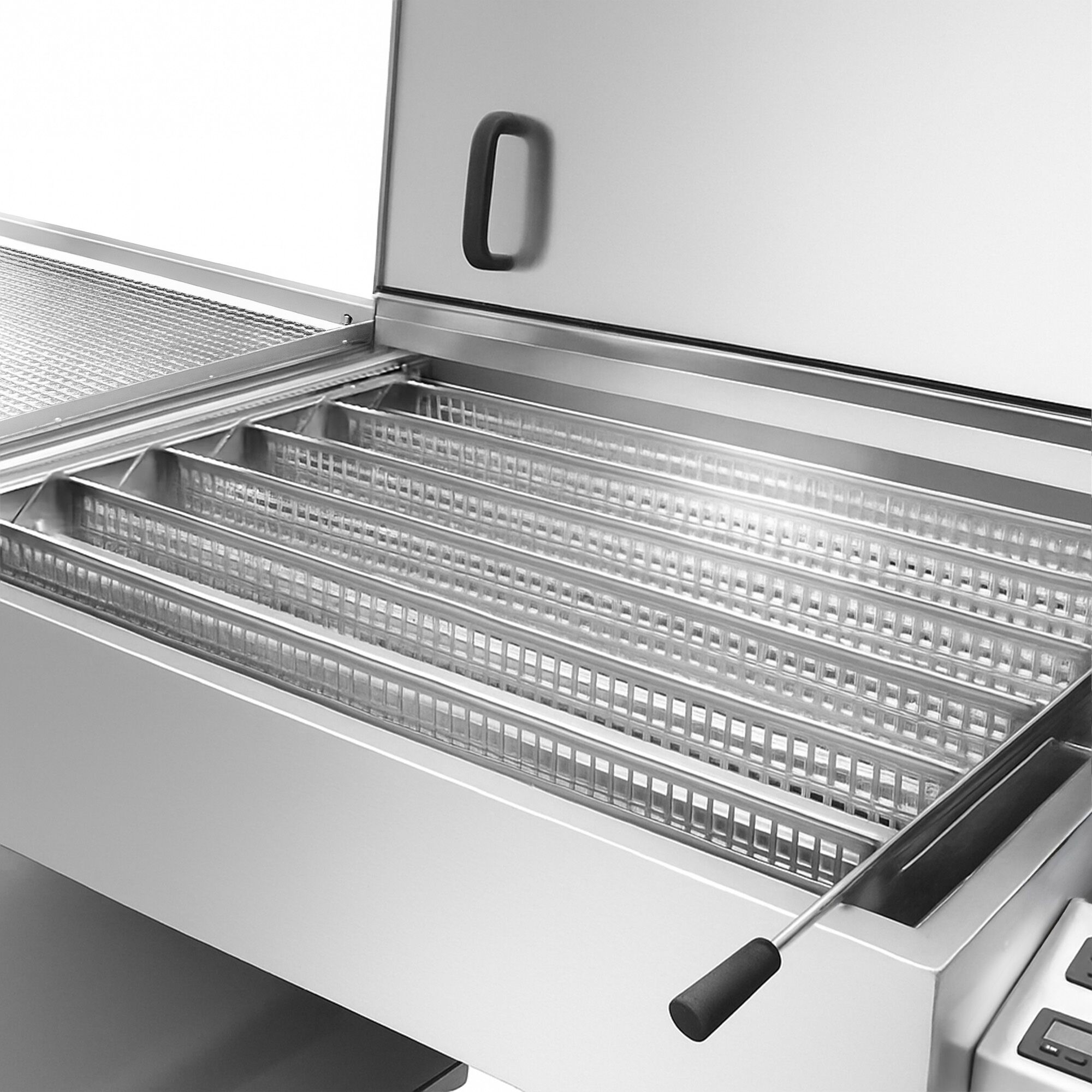 Friteuse à beignets professionnelle - 7,4kW - Capacité: 360 pcs/h