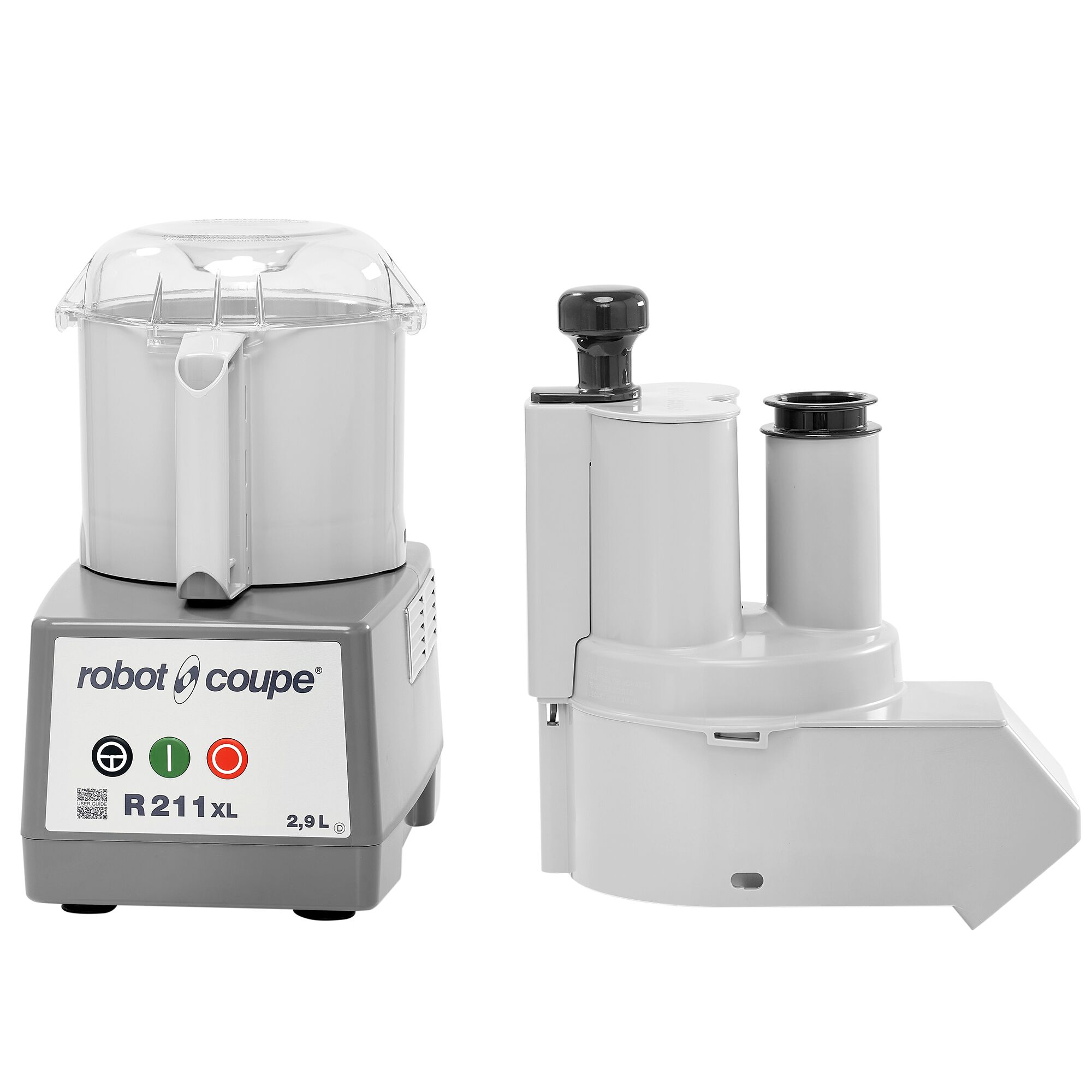 ROBOT COUPE | R 211 XL - Allzweck-Küchenmaschine / Gemüseschneider / Cutter - 2,9 Liter - 550 Watt - 1500 U/min - seitlicher Auswurf