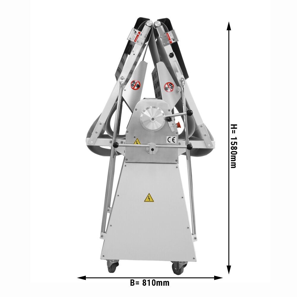 Laminoir à bandes - Sur piétement - 750W - Acier inoxydable