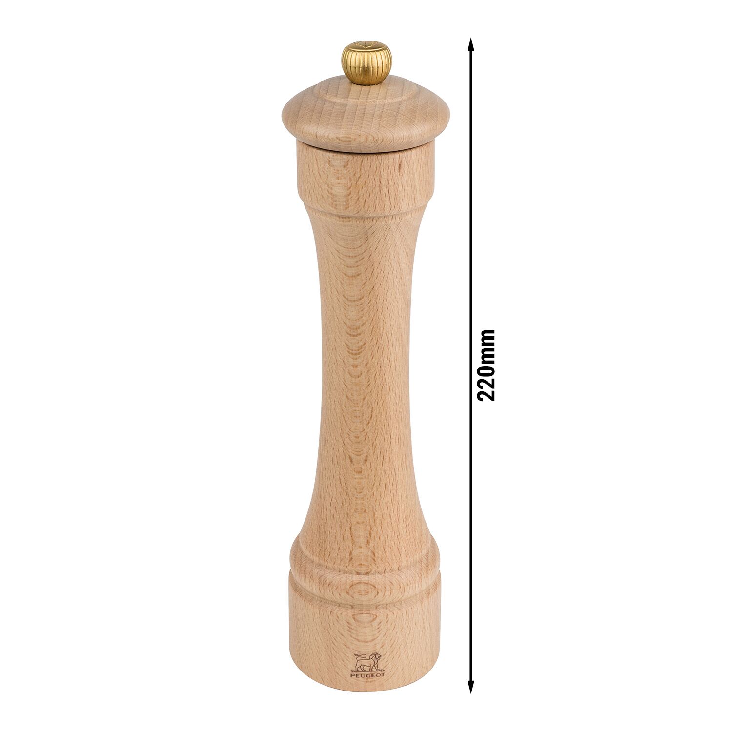 (6 pièces) PEUGEOT | HOSTELLERIE - Moulin à poivre - Bois - Naturel - Hauteur : 220 mm