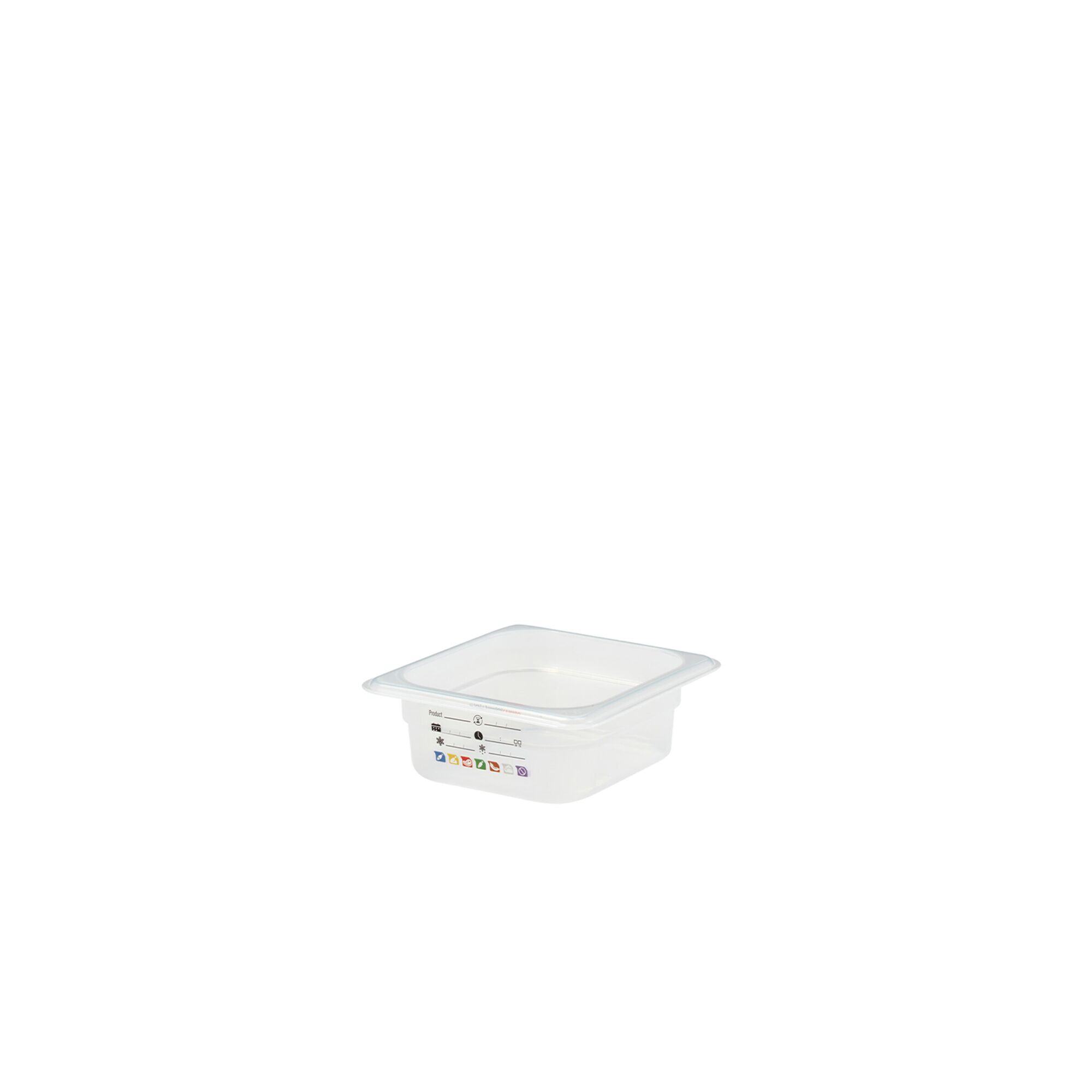 (6 pièces) CAMBRO | SafeTrak - Récipients en polypropylène GN 1/6 - laiteux - Hauteur : 65mm
