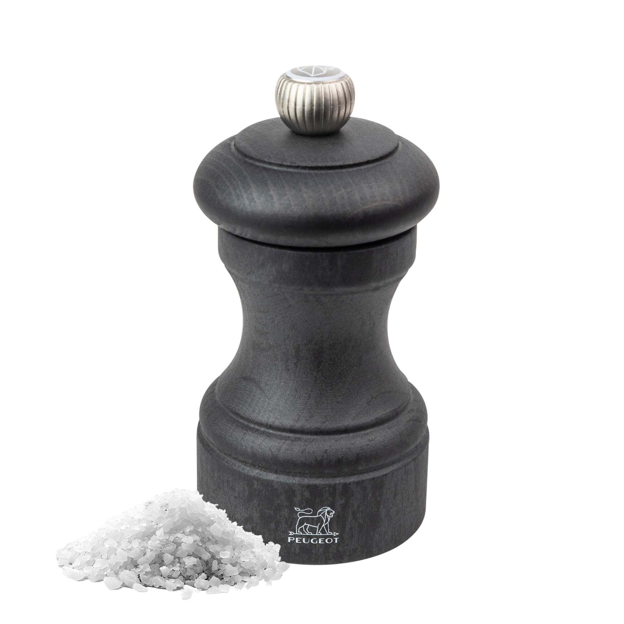 (6 pièces) PEUGEOT | BISTRO – Moulin à sel – Bois – Graphite – Hauteur : 100 mm