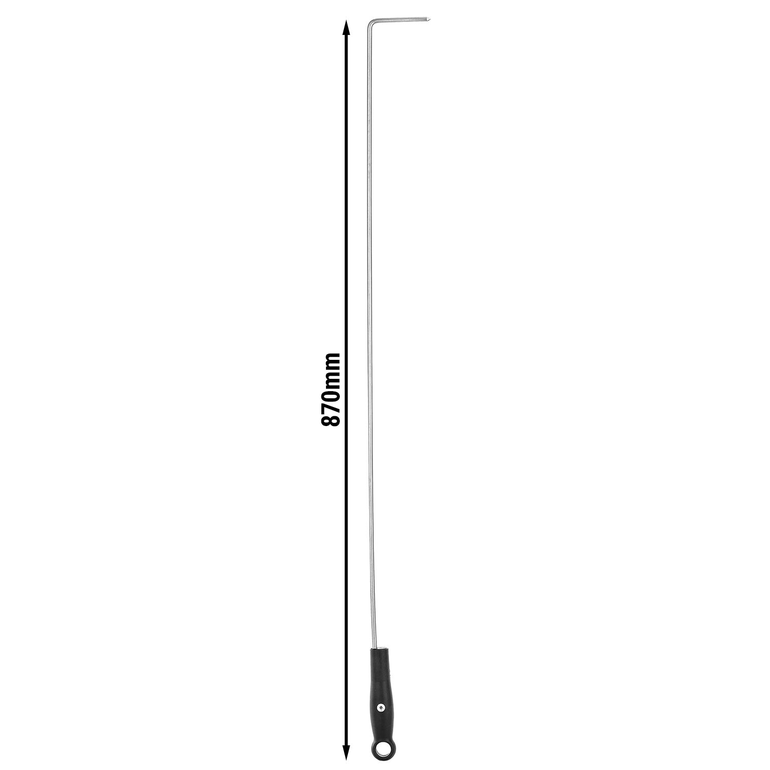 Pizza Hutter – stainless steel – length: 870 mm