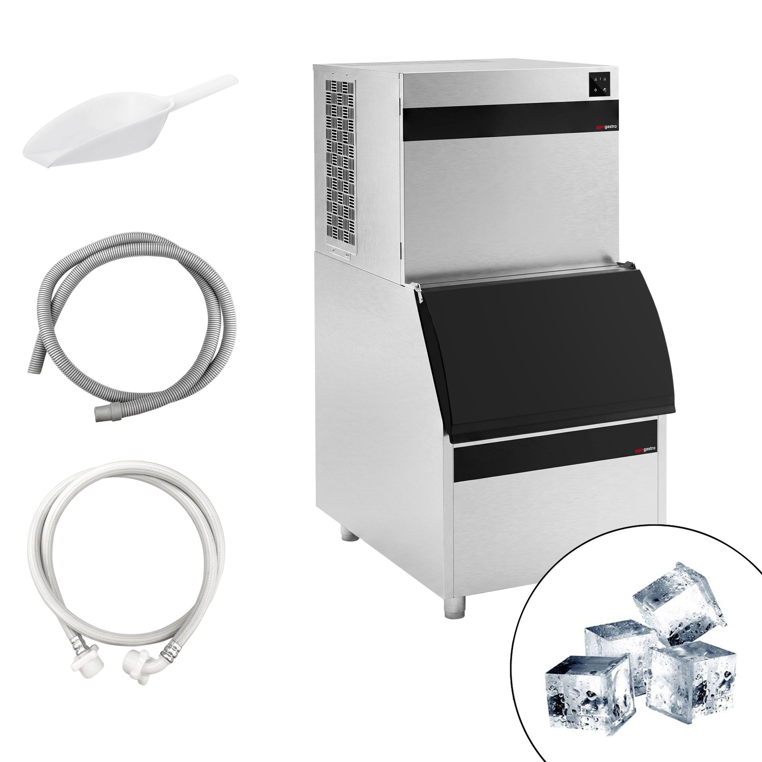 Ledomat - Pune kockice leda - 230 kg/24 h - uklj. spremnik za led