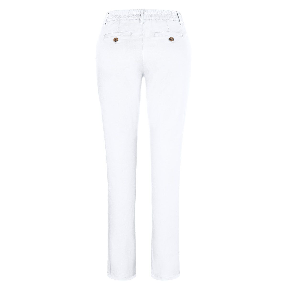 KARLOWSKY | Pantalon chino femme Modern-Stretch - Blanc - Taille : 46