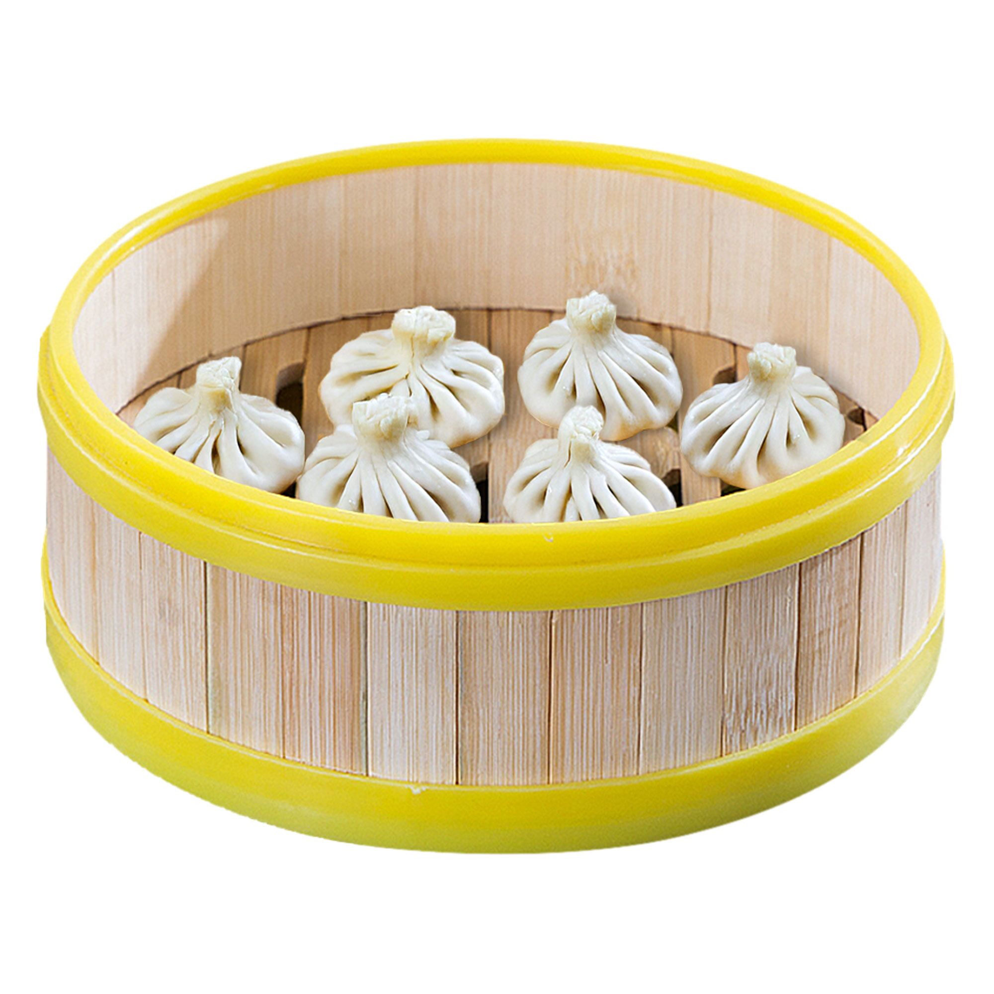 (2 pcs) - Cuiseur vapeur Dim Sum Professionnel - 2,5kW - Électronique - avec 32 paniers en bambou et 8 couvercles
