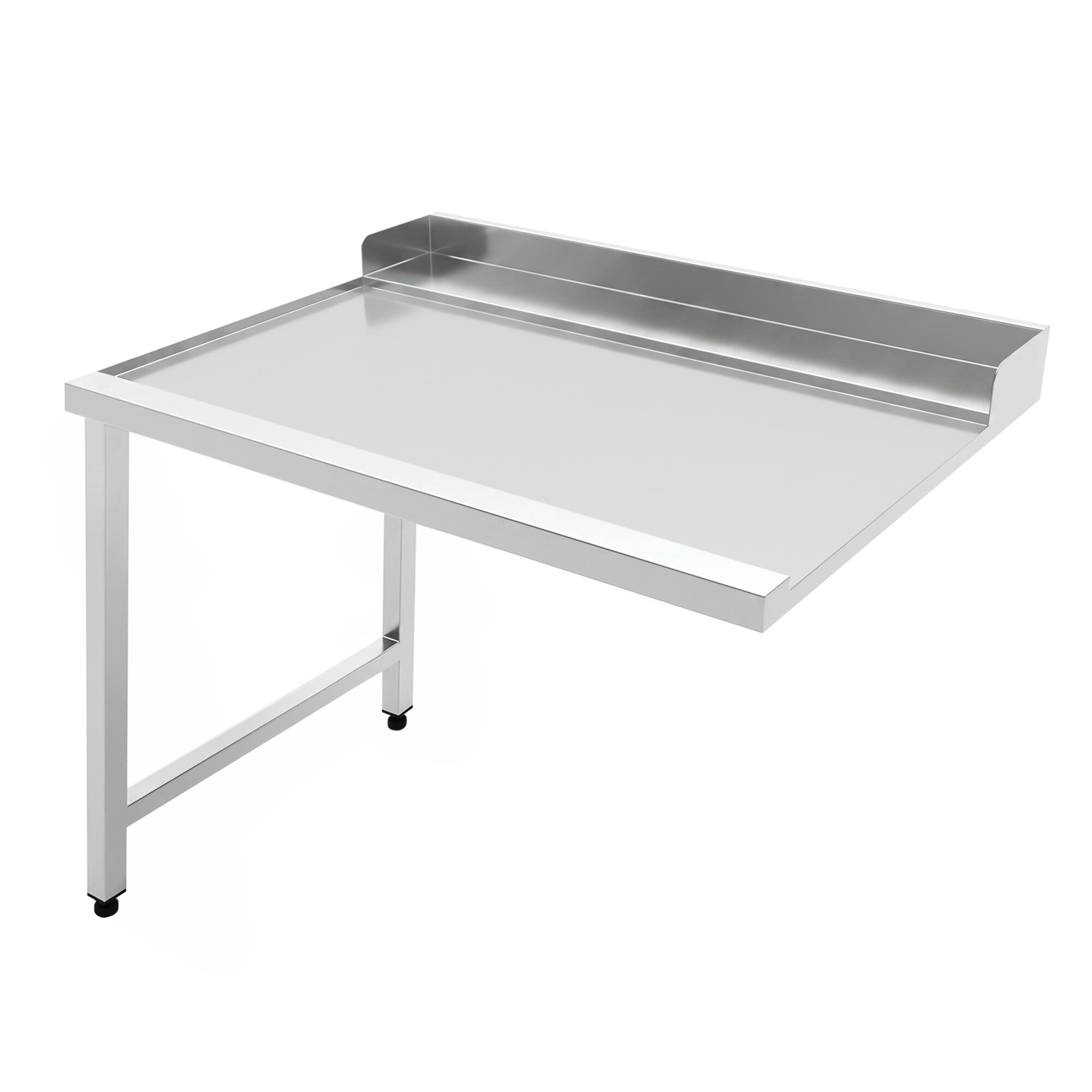 Lave-vaisselle à convoyeur - Commande électronique (affichage numérique) - 47kW - panier 500x500mm - avec tunnel de séchage - avec pompes doseuses intégrées pour détergent et produit de rinçage - Table d’entrée à gauche