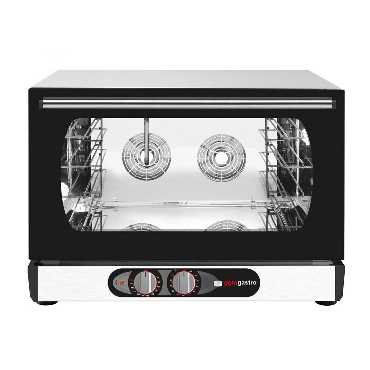 Electric Compact Convection Oven with Steam Injection - Manual Controls - 4x GN 1/1 or 600x400mm (EN 60x40)
