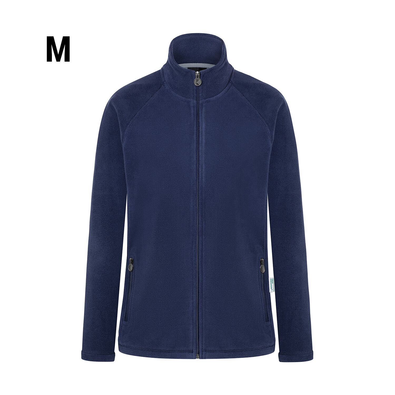 KARLOWSKY | Women's Workwear Fleece Jacket Warm‑Up – Navy - M - Recycled Polyester