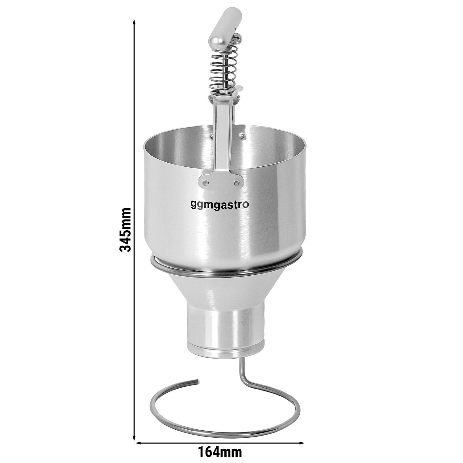 Distributeur de pâte à donuts – Manuel – 3 litres – Taille réglable – Inox