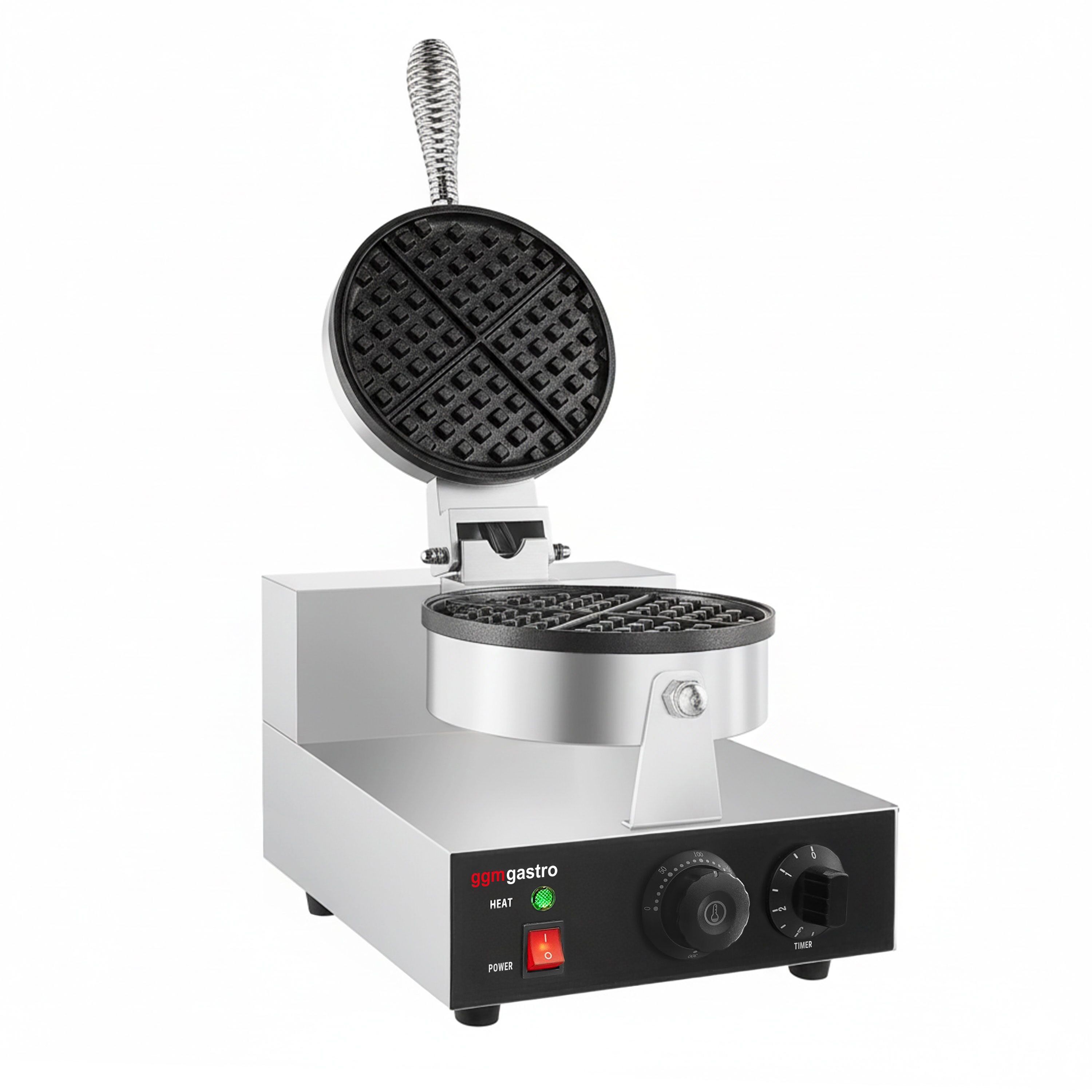 Gaufrier – simple – manuel – 1,3 kW – Forme : Rond – Ø 180 mm