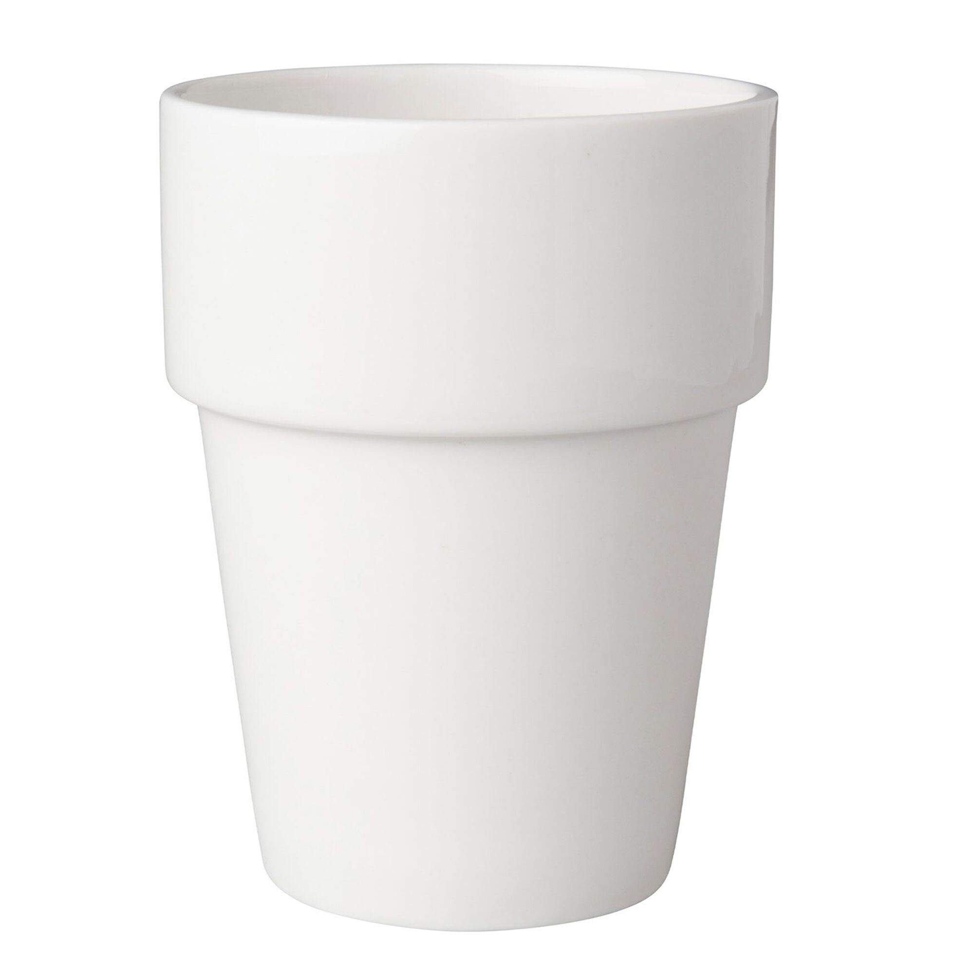 (6 pcs) BUDGETLINE - Gobelet à lait Mammoet - 19cl - Blanc