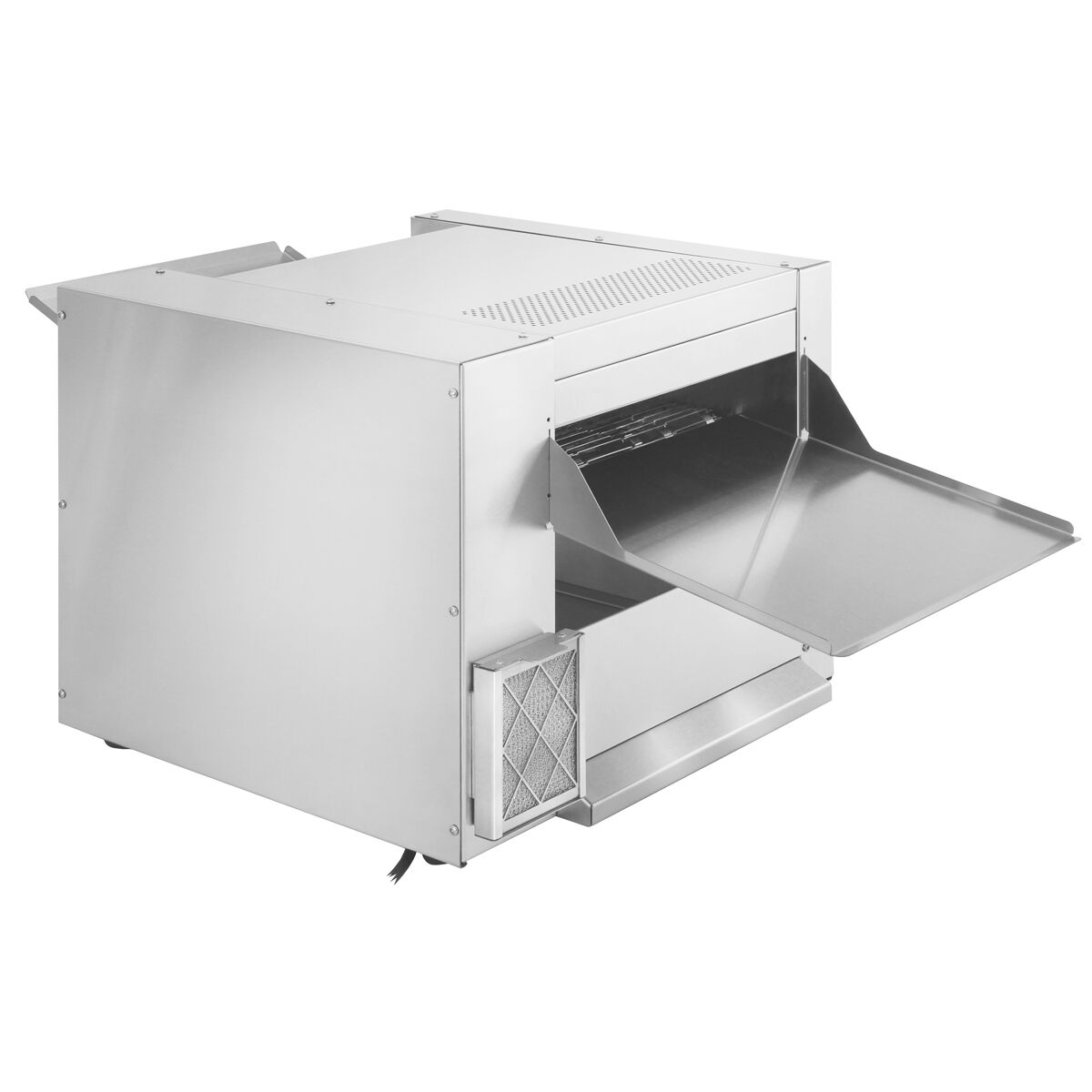ROBAND | Commercial Conveyor Toaster – 500 slices/hour - 3.22 kW - stainless steel - Ø120 mm buns