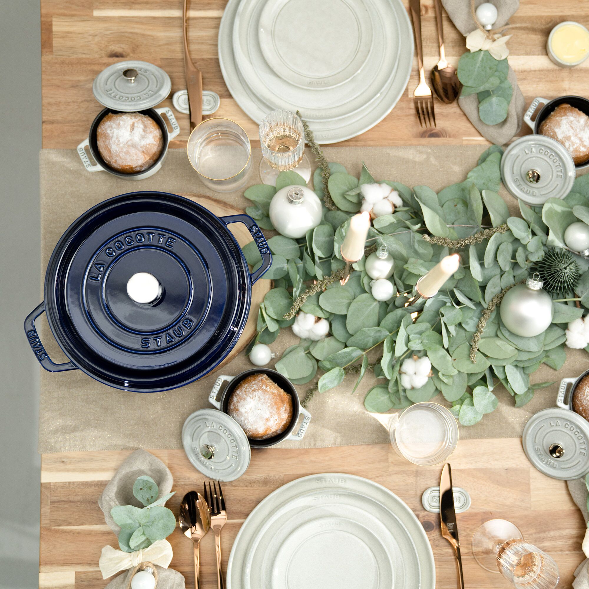 STAUB | LA COCOTTE - Cocotte - Ø 260mm - Gjutjärn - Mörkblå