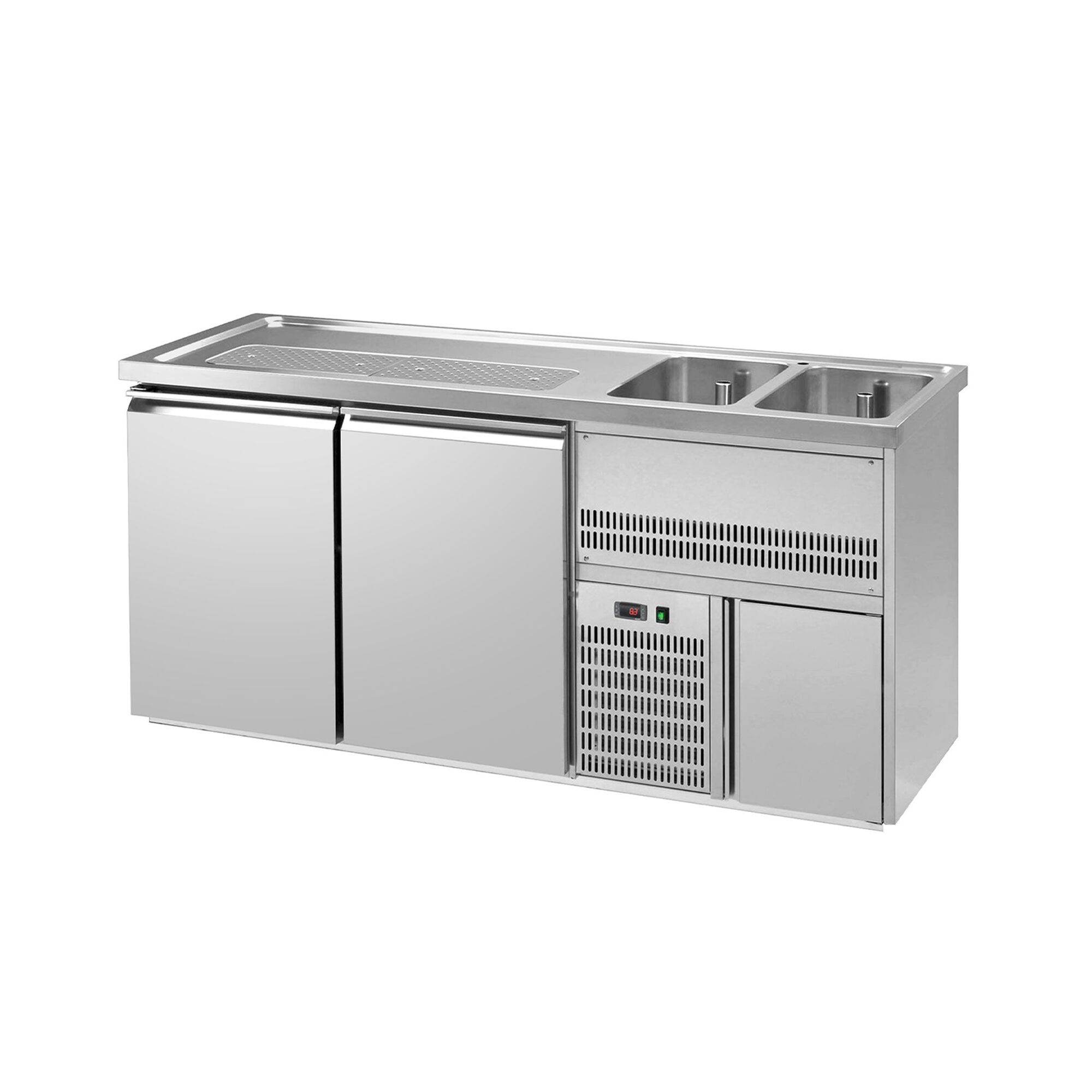 Biertheke Premium PLUS - 1950x700mm - 2 Türen
