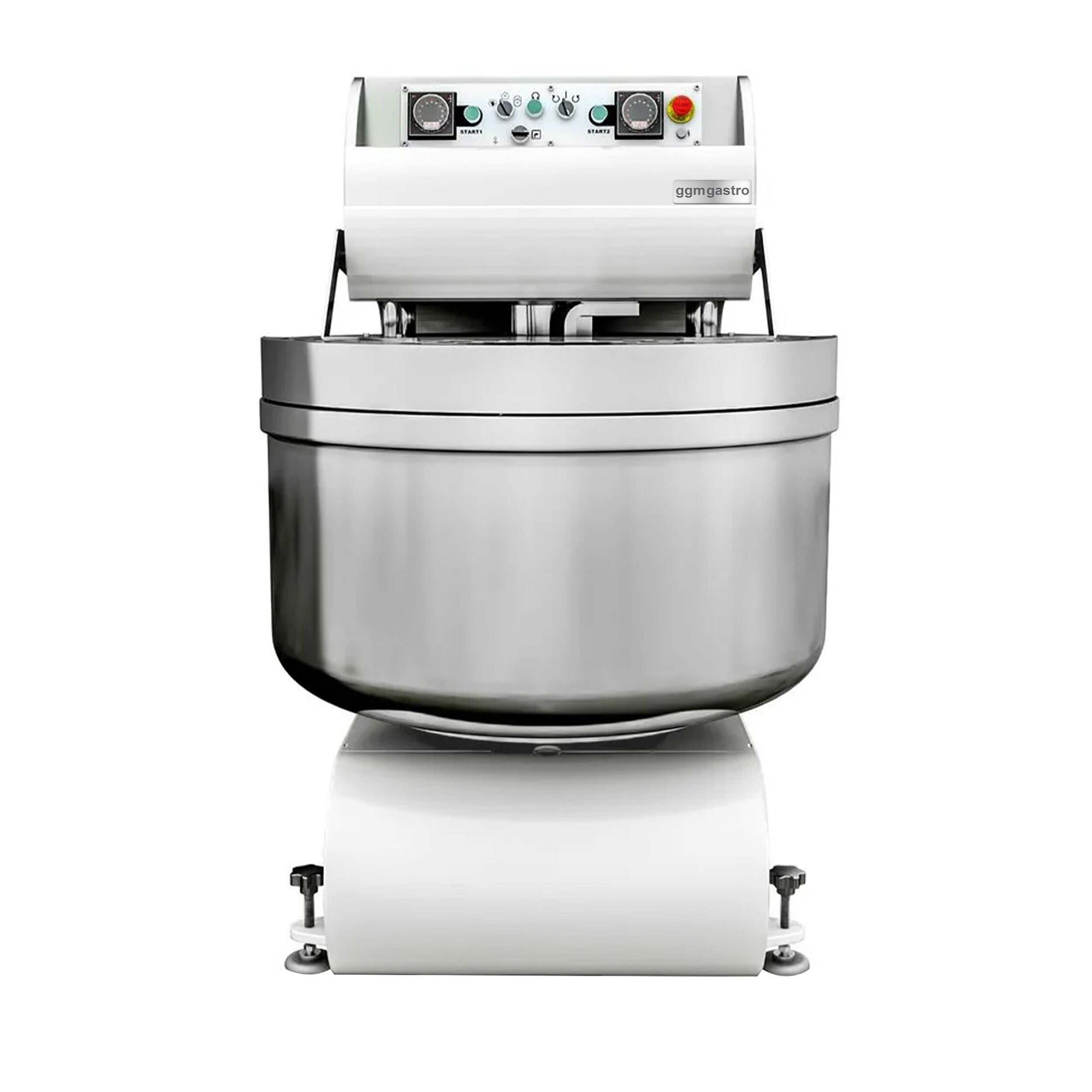 Pétrin à Spirale de Boulangerie - 70 Litres / 40 kg - 2 Vitesses - avec Cuve Fixe - 2 Moteurs