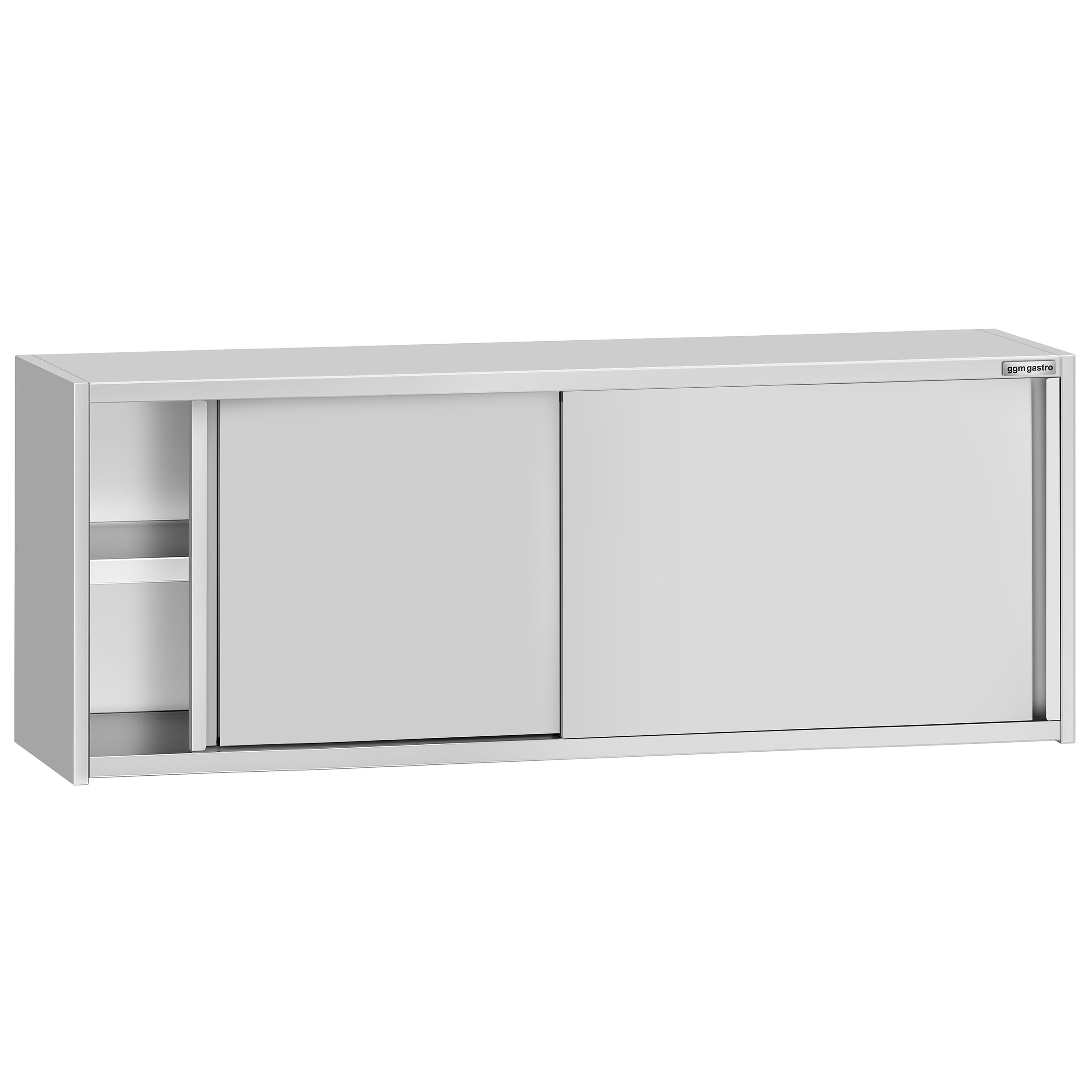 Armoire murale en acier inoxydable ECO - 2000x400mm - avec portes coulissantes - 650mm de haut