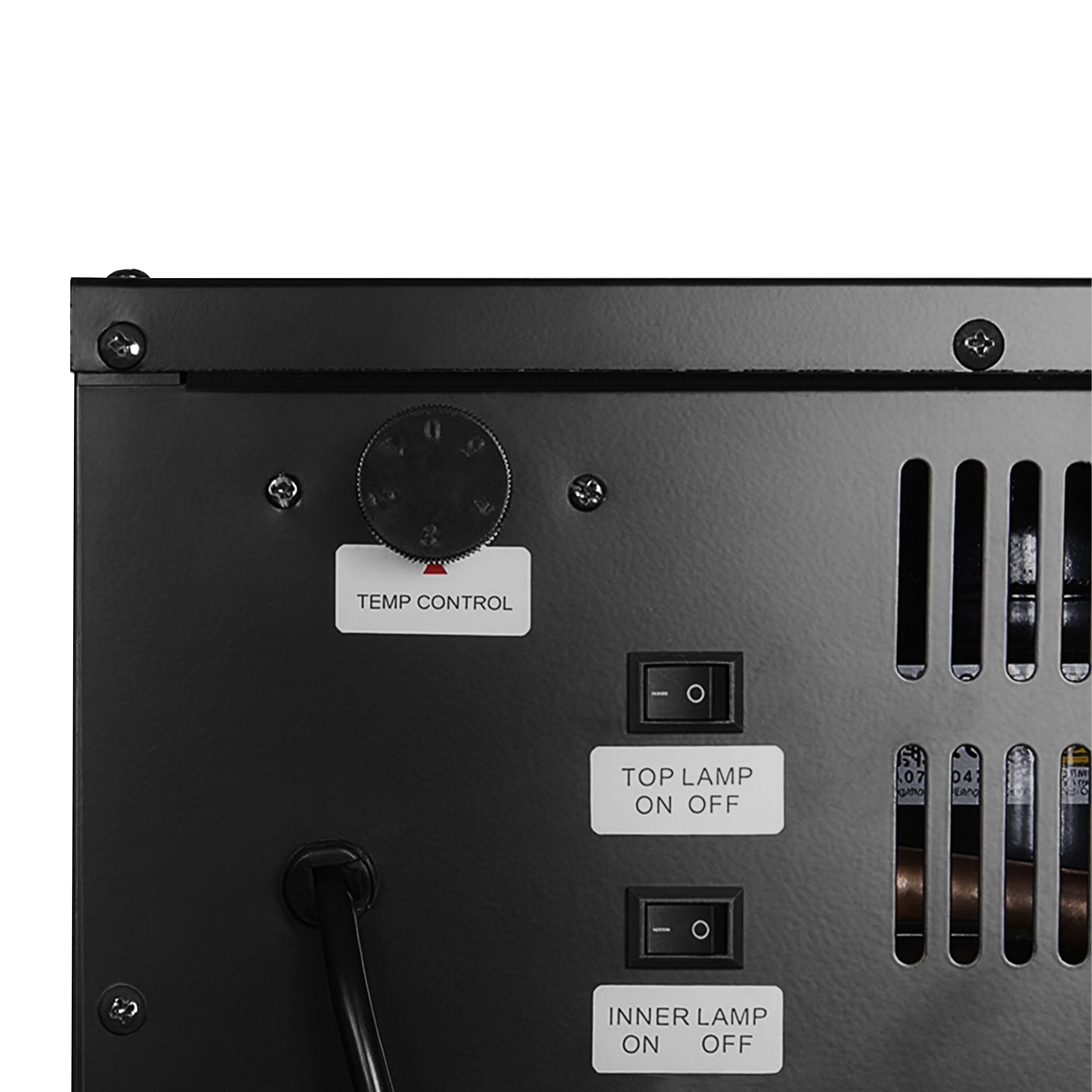 GASTRO-COOL | Minibar réfrigéré - 430 mm - 62 litres - avec 1 porte vitrée - Noir