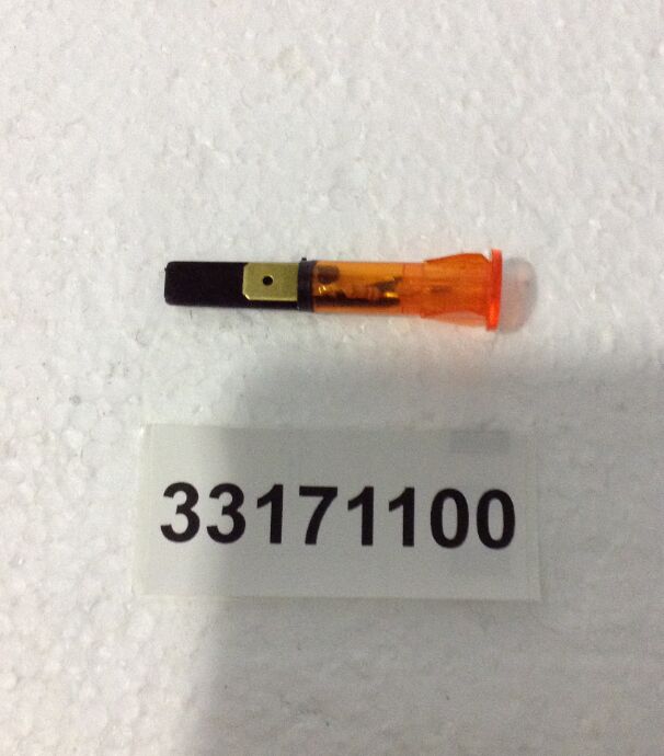 Luz piloto - 400V Amarela/Laranja - Ø10mm