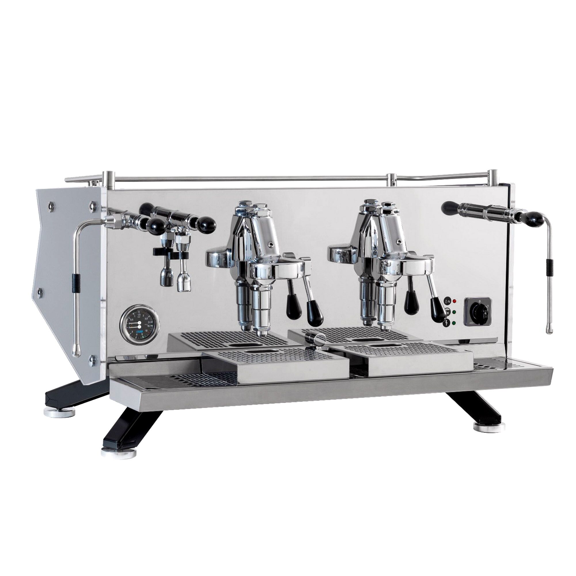 Machine à café porte-filtre « Suprema » – manuelle – 2 groupes – avec système de préinfusion inclus