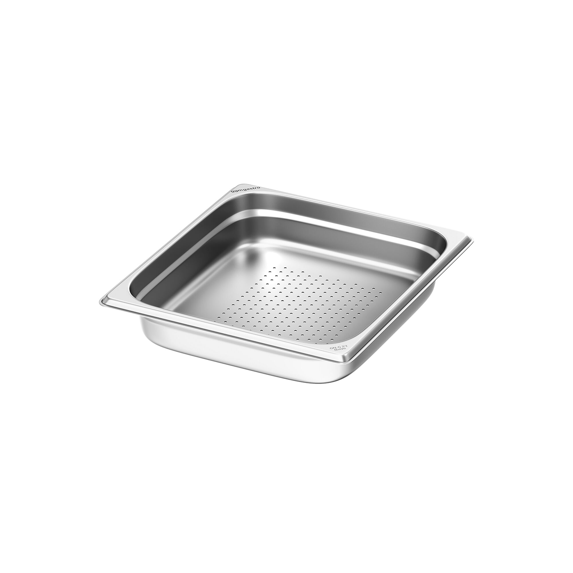 Récipients en acier inoxydable GN 2/3 - perforés - Hauteur : 65mm