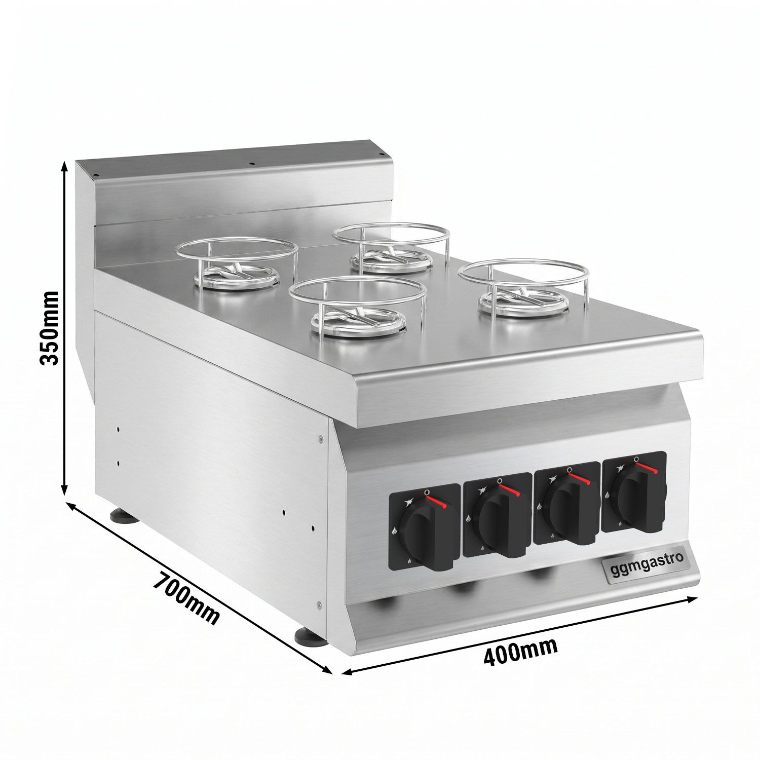 Cuisinière à gaz Künefe - 11 kW - 4 brûleurs