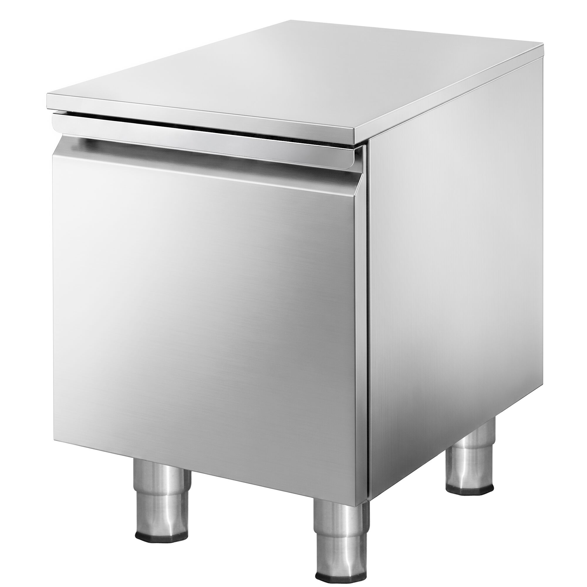 Caisson à tiroirs - Acier inoxydable - GN 1/1 - avec 1 tiroirs - 400x560mm