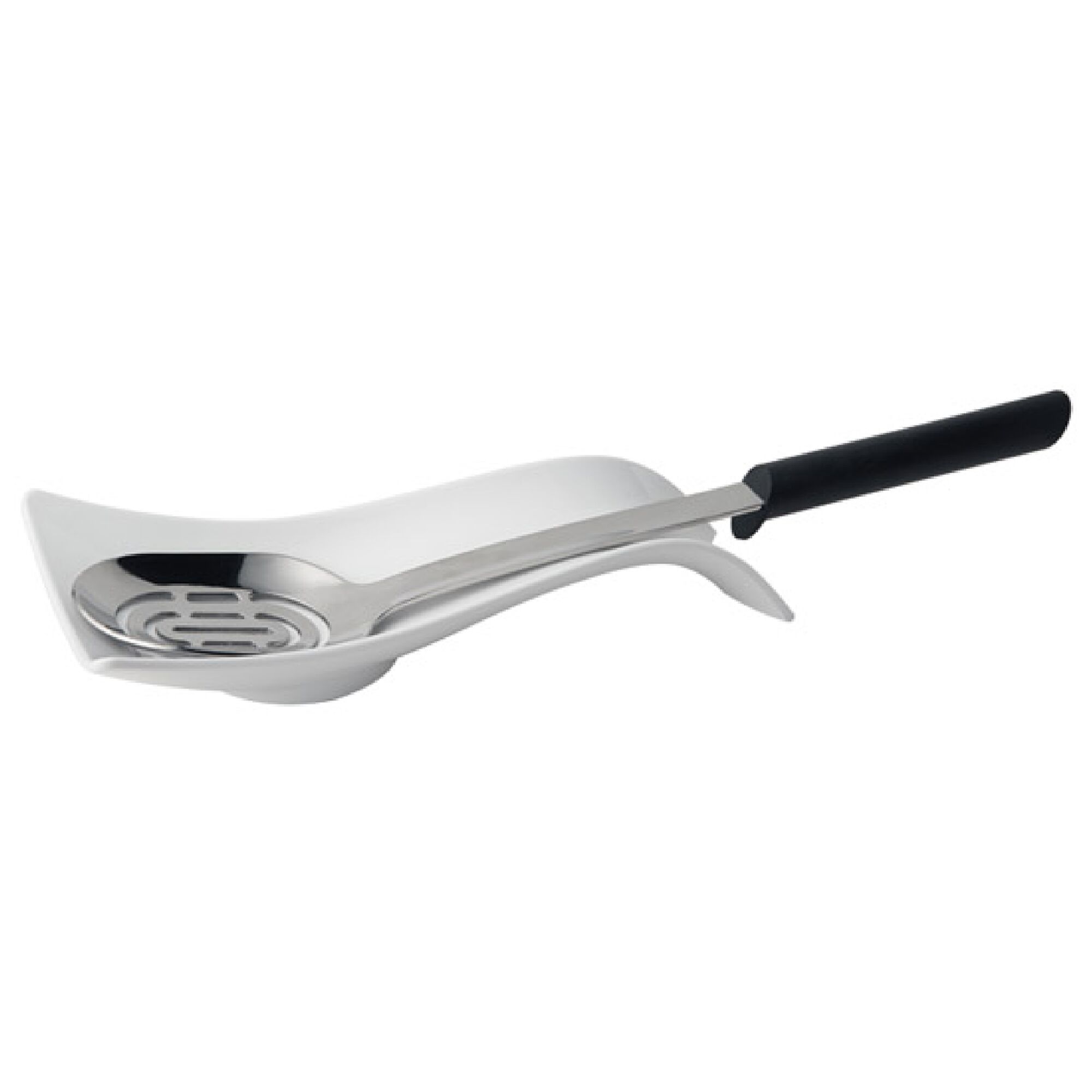 (6 pcs) Présentoir à couverts SMALL WAVE - Mélamine - 260x130mm - Blanc - 6 pièces