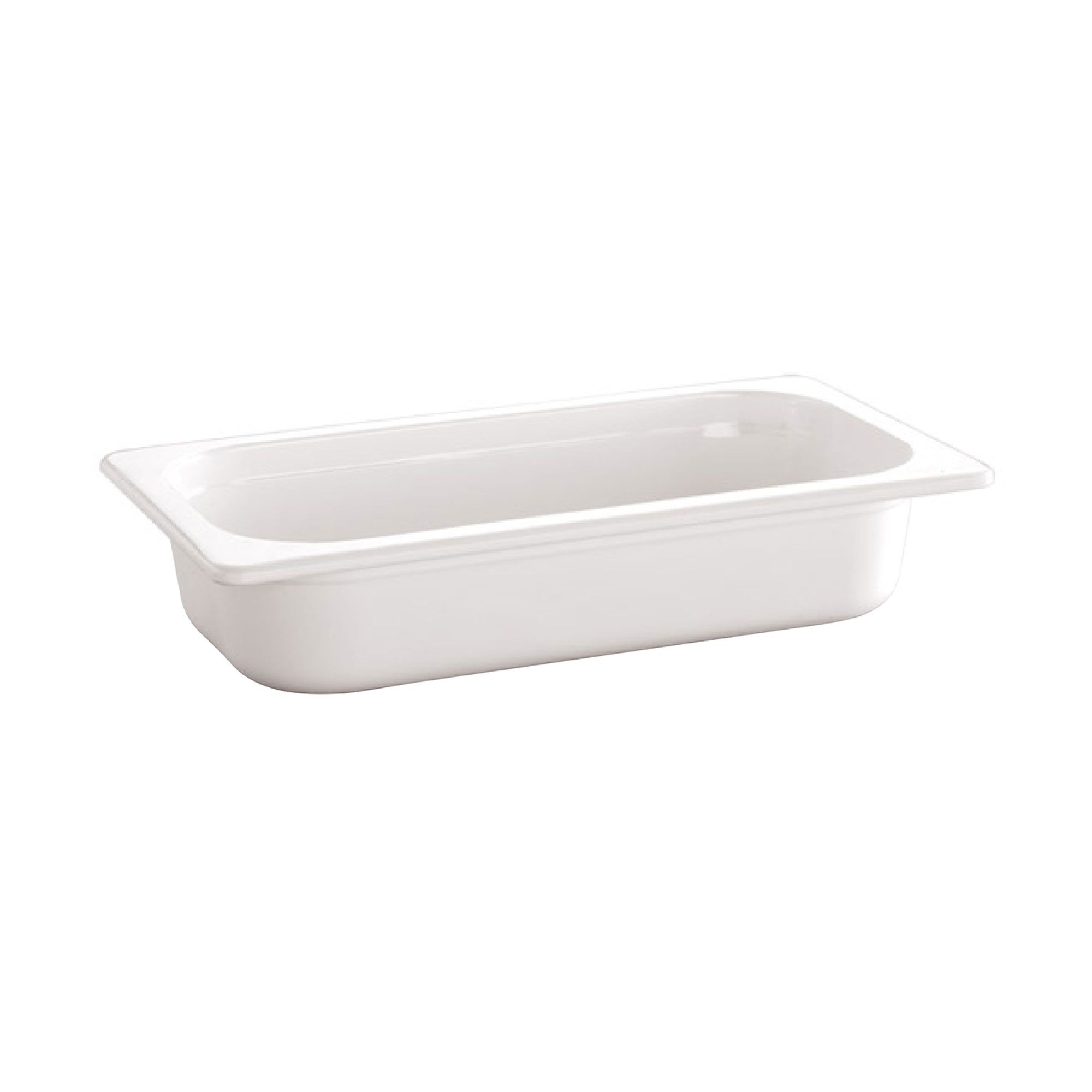 (6 pièces) Bac en mélamine GN 1/4 - ECOLINE - 1,9 litres - Hauteur : 100 mm
