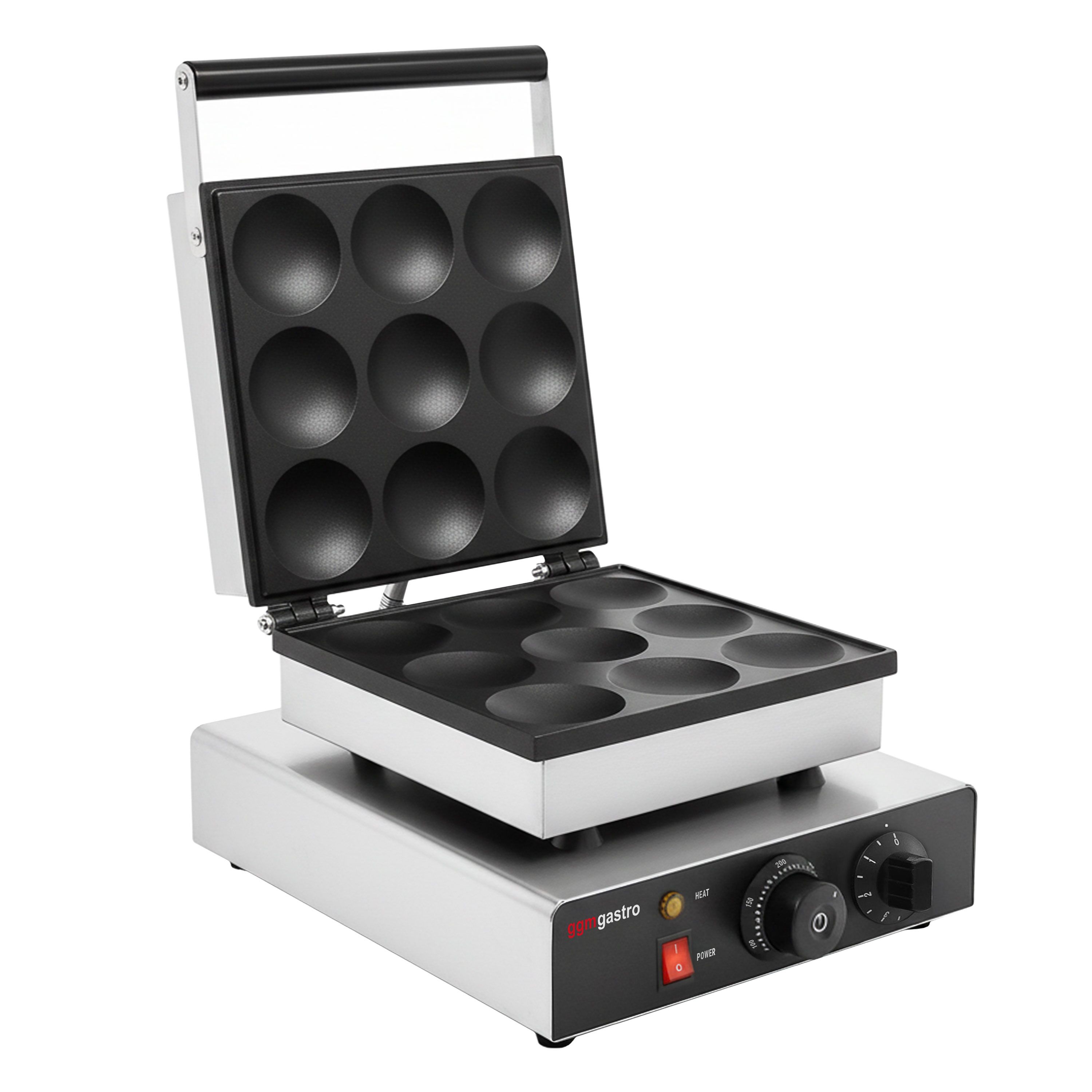 Gaufrier – simple – manuel – 1,75 kW – Forme : 9 pancakes américains