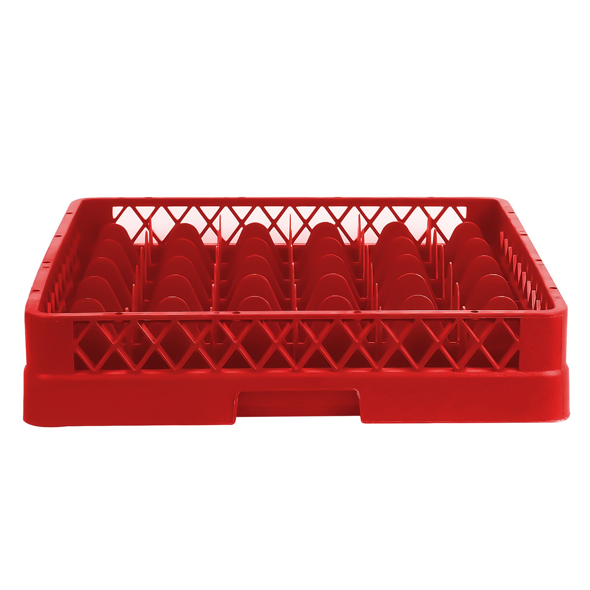 Casier à verres - 500x500mm - 49 compartiments - Rouge - compatible ARU49N