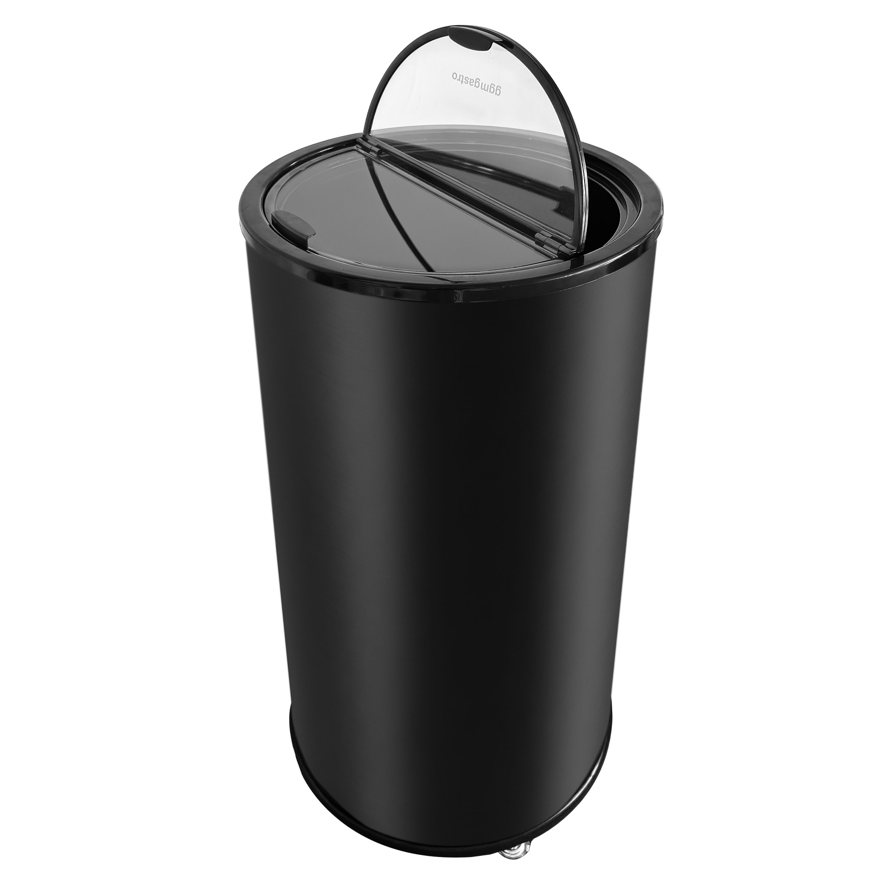 Réfrigérateur de fête / tonneau réfrigéré - 63 litres - couvercle en verre avec poignée & roulettes mobiles